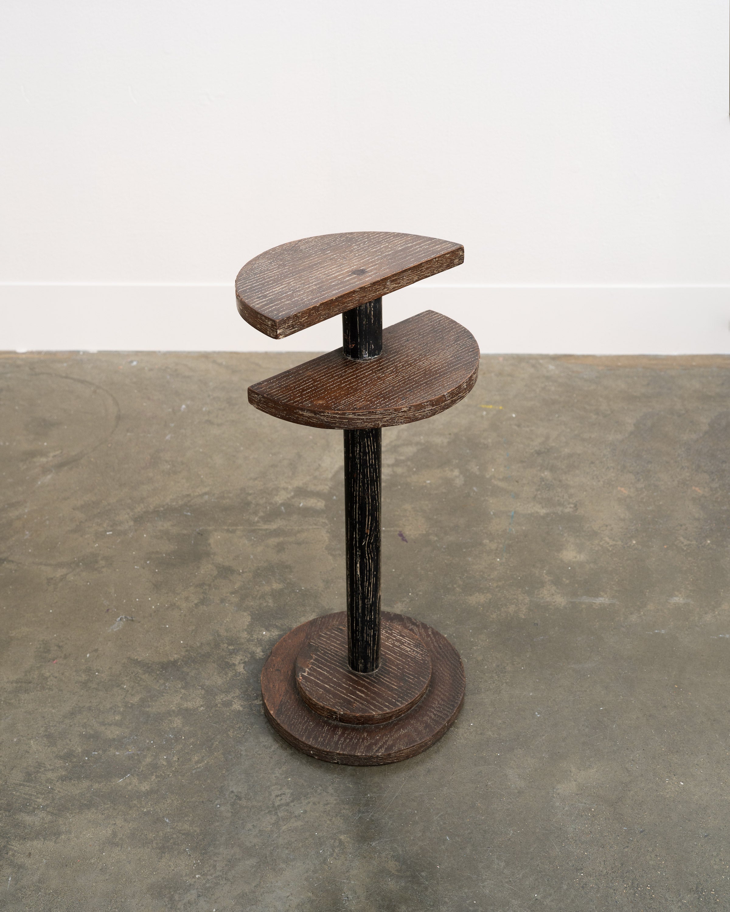 Modernist Cerused Oak Side Table by Tom Bogle | The Oblist