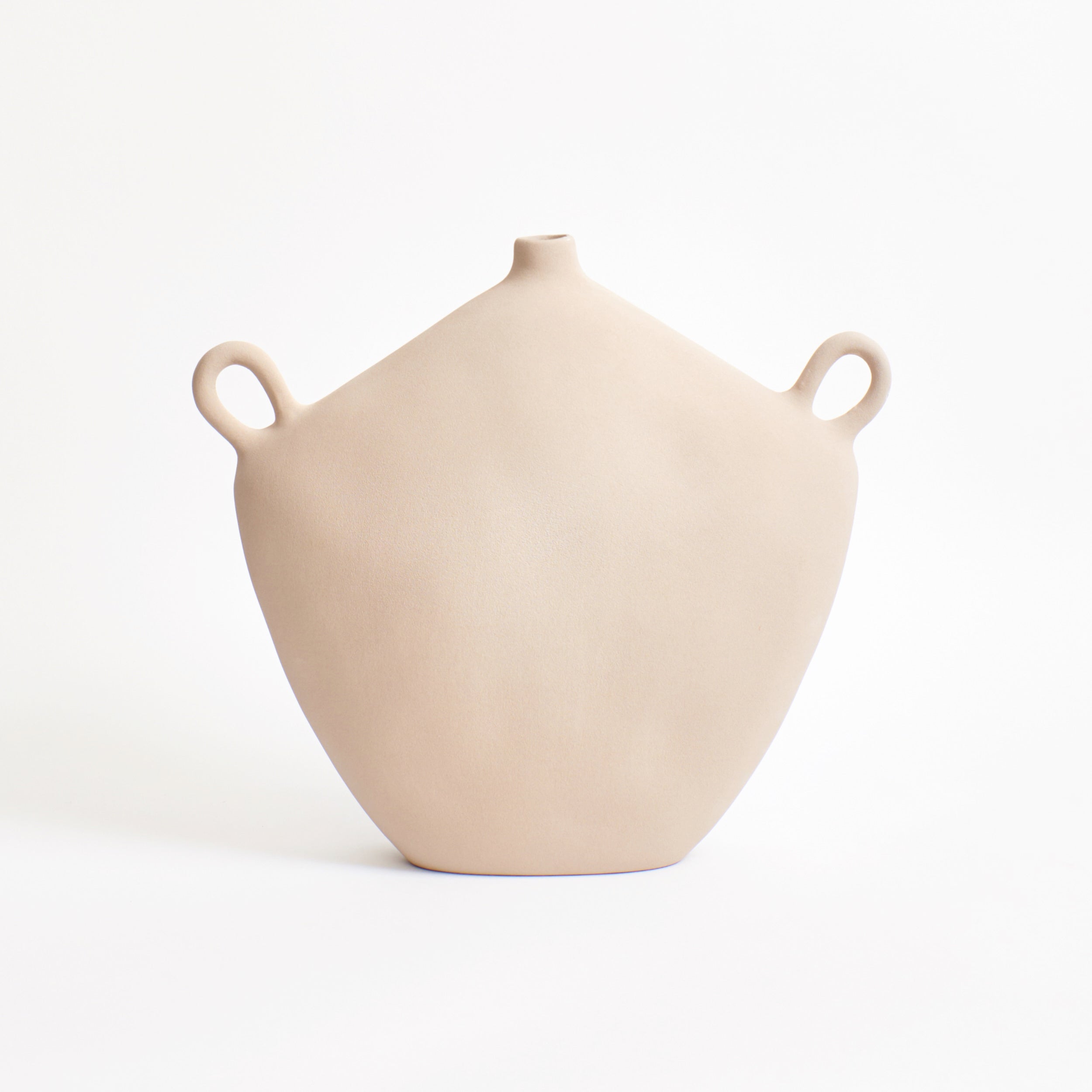Maria Vessel - Midnight Blue — front view of textured ceramic surface