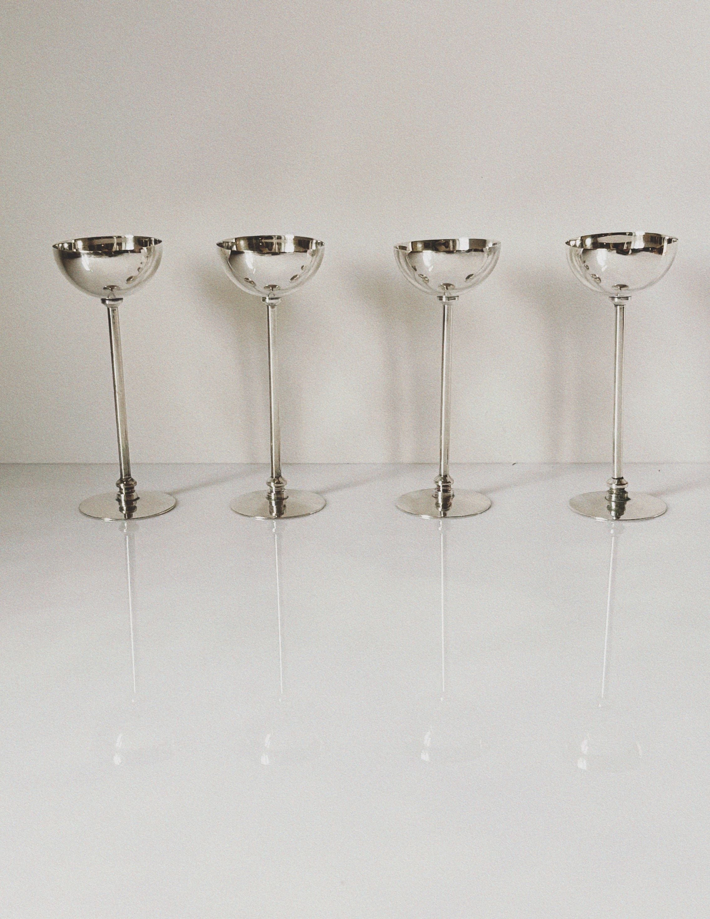 Silver Plated Server Set, Poland 70s