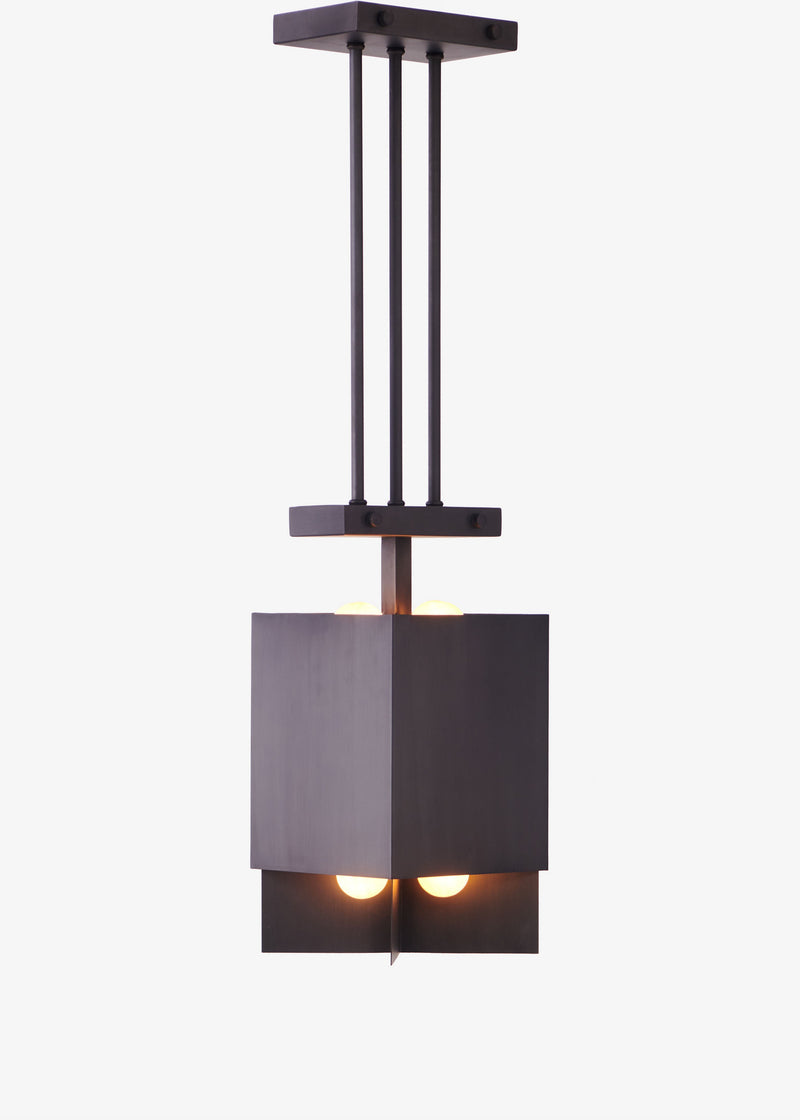 Wind Single' Pendant Light by Nader Gammas | The Oblist — modern metal design