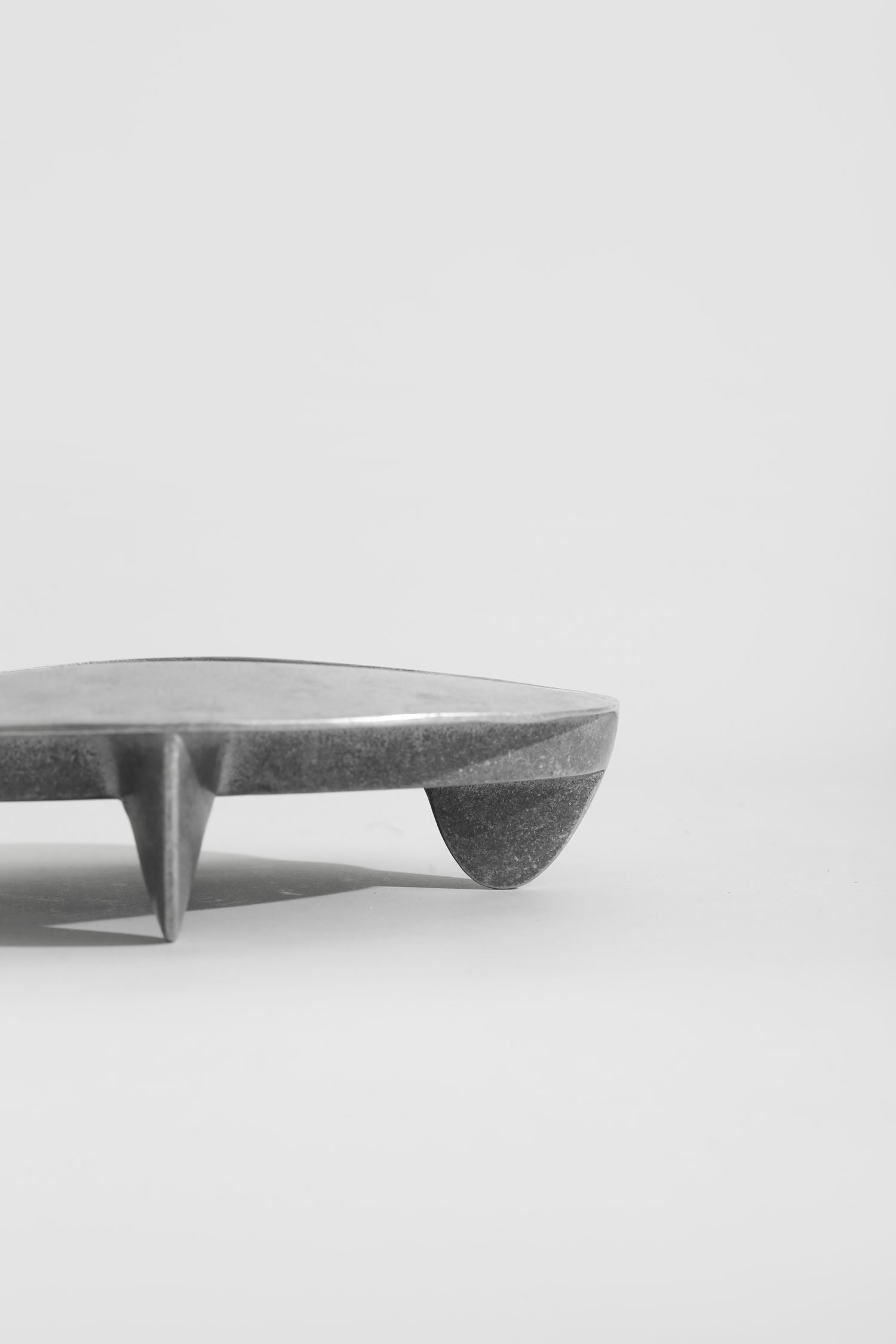Brutalist Chrome Catchall — close-up of angular chrome design