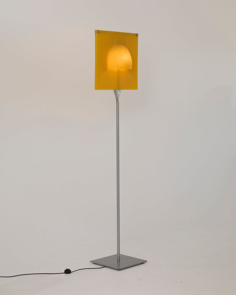 Yellow "Delight" floor lamp by Adrien Gardère for Cinna / Ligne Roset, vintage circa 1990 by DIG IN JAPAN