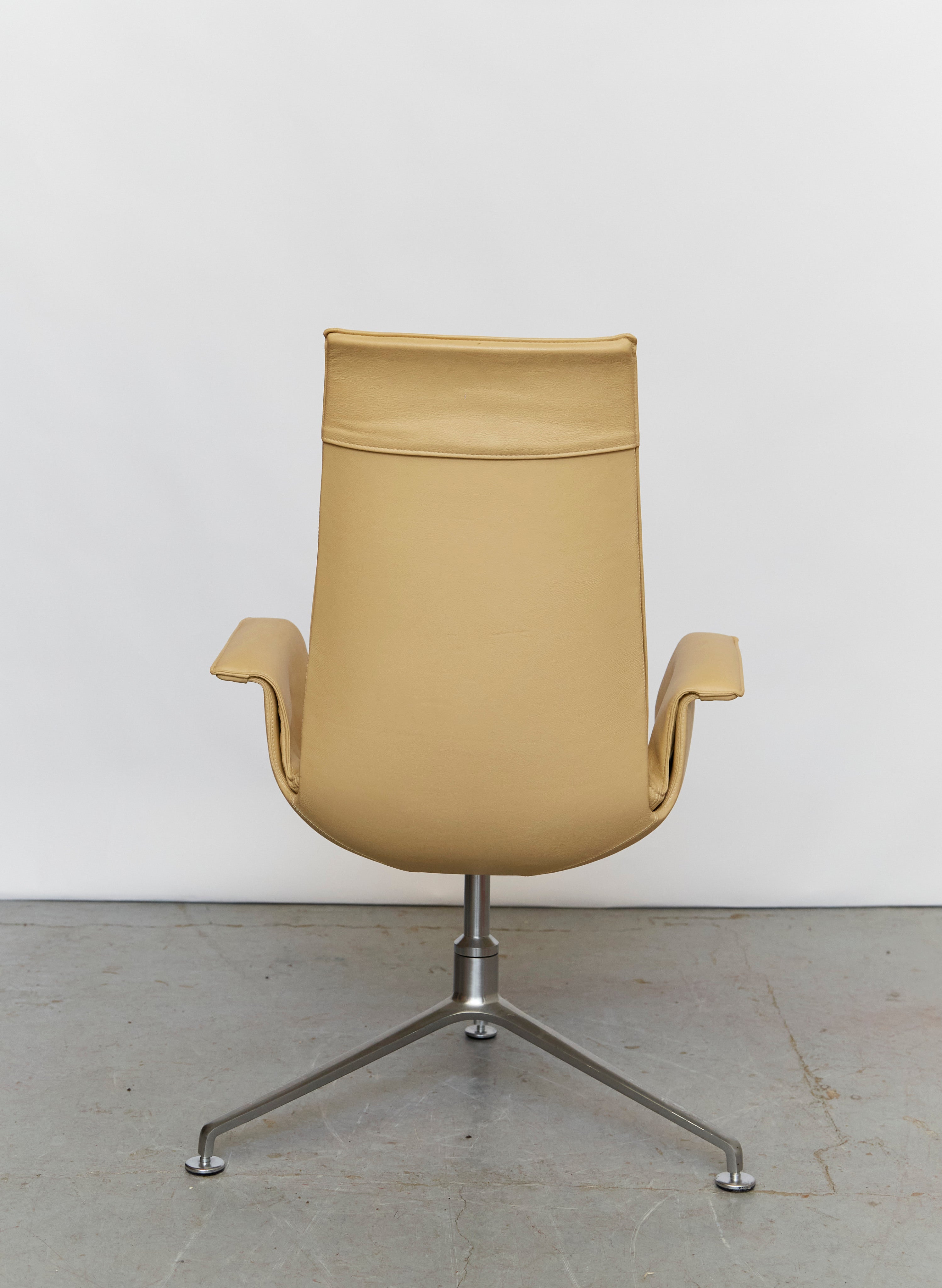 Chaise Tulipe Pivotante par Preben Fabricius & Jørgen Kastholm pour Walter Knoll