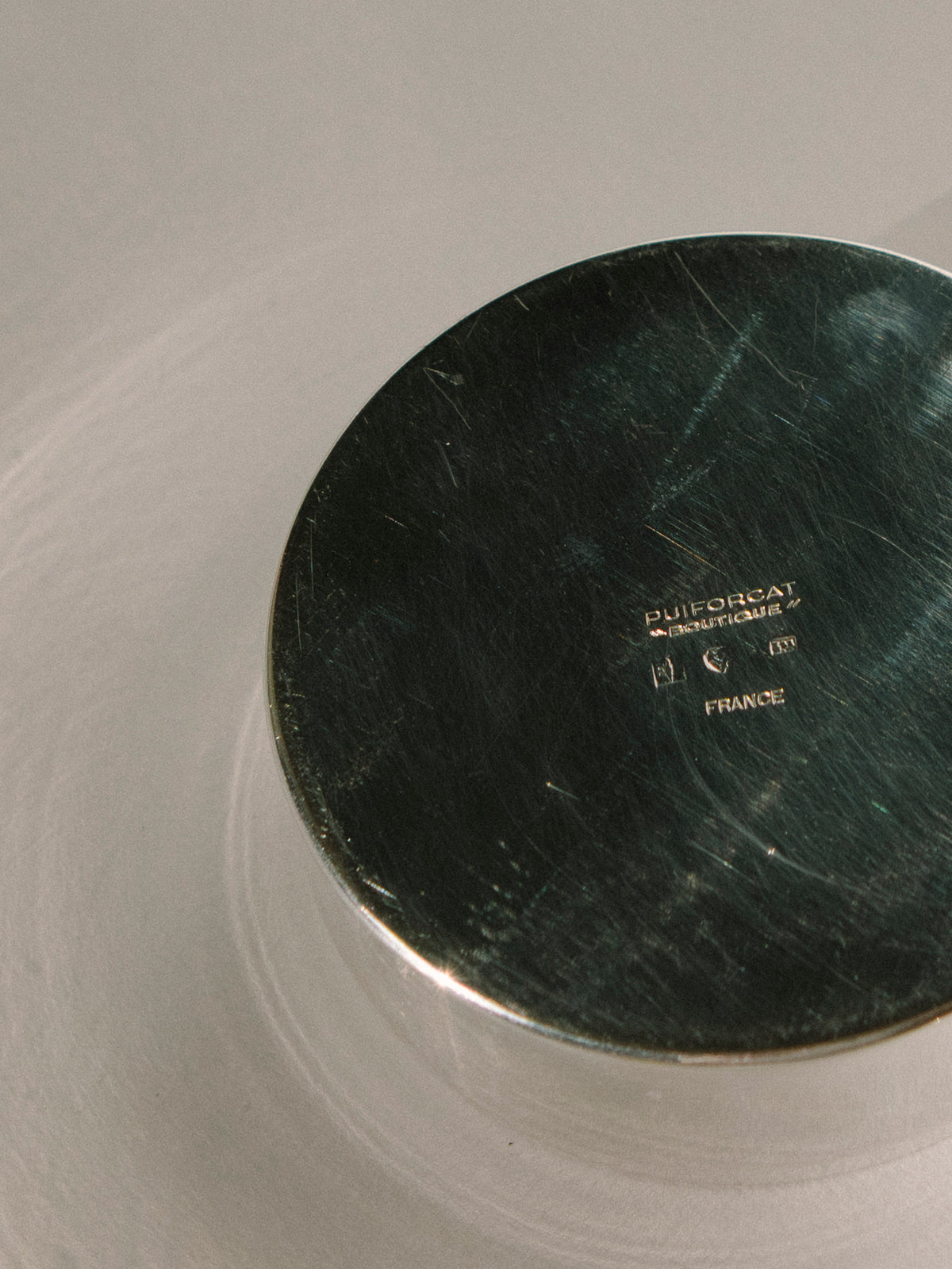 Puiforcat French Art Deco Guilloché Box — close-up