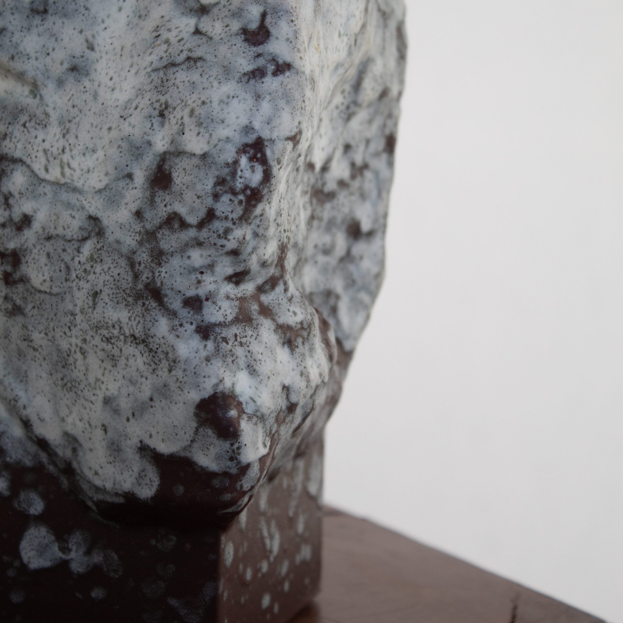 German Ceramic Vase with Sculptural Form — additional view
