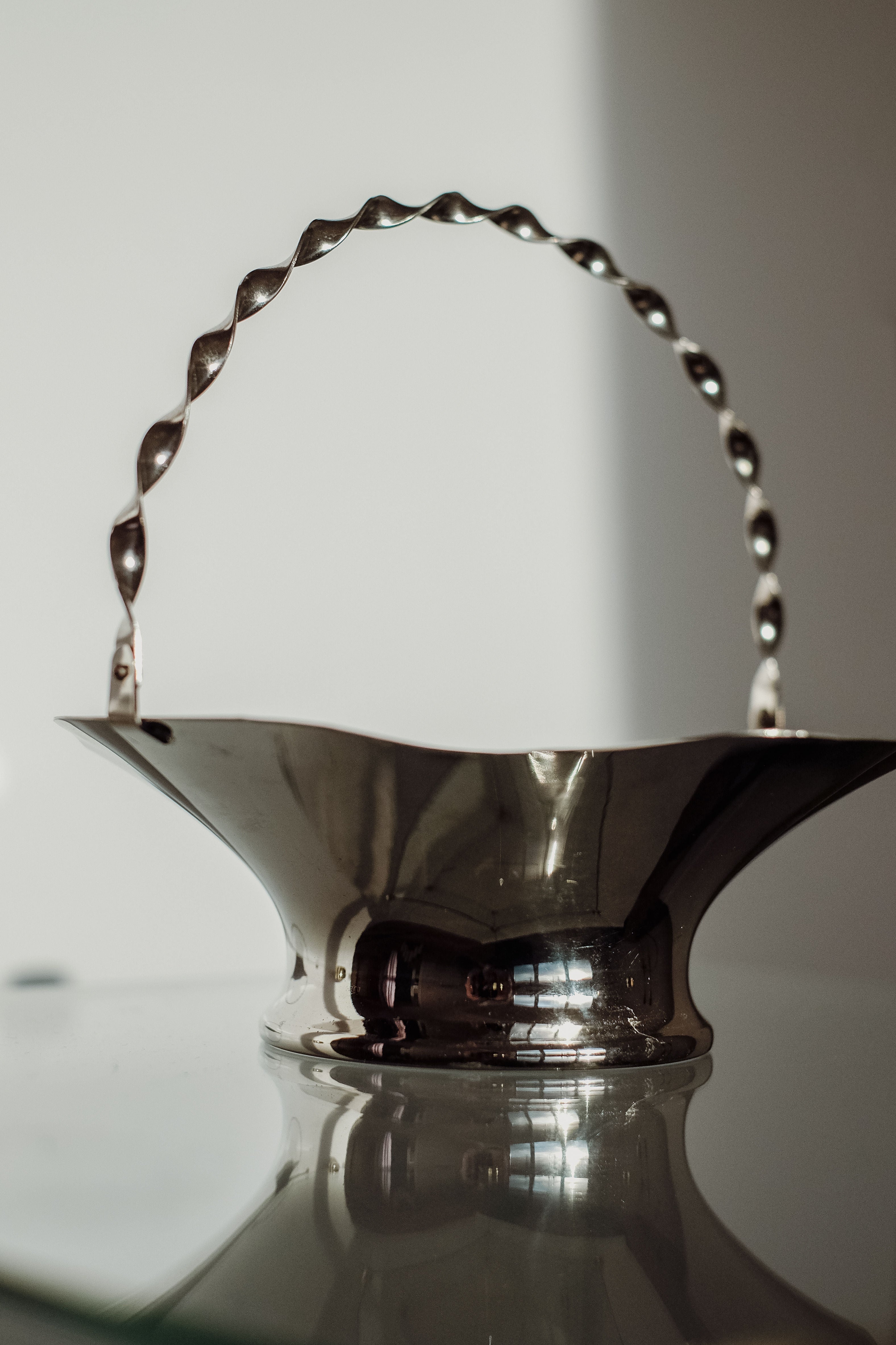 Basket With Twisted Hand Barrel — alternate view