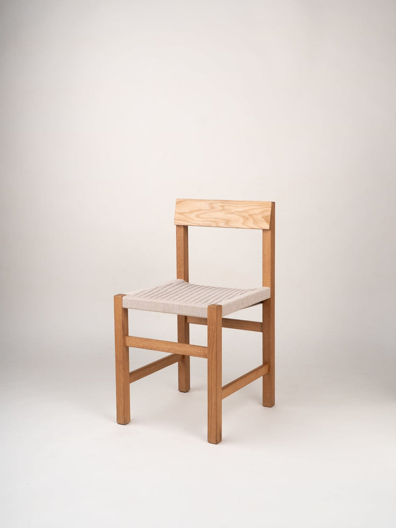 "Cadira.01" Hand woven oak chair by resmes. | The Oblist