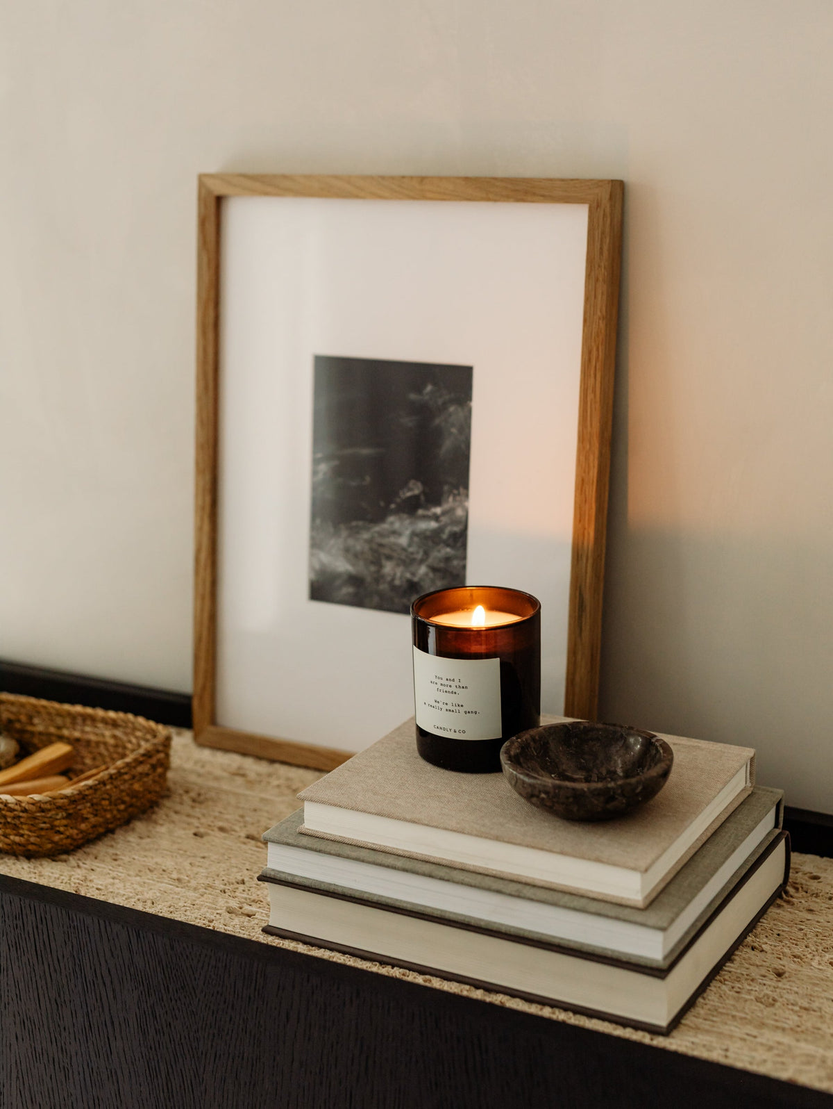 Minimalistic ORIA Console Table — close-up