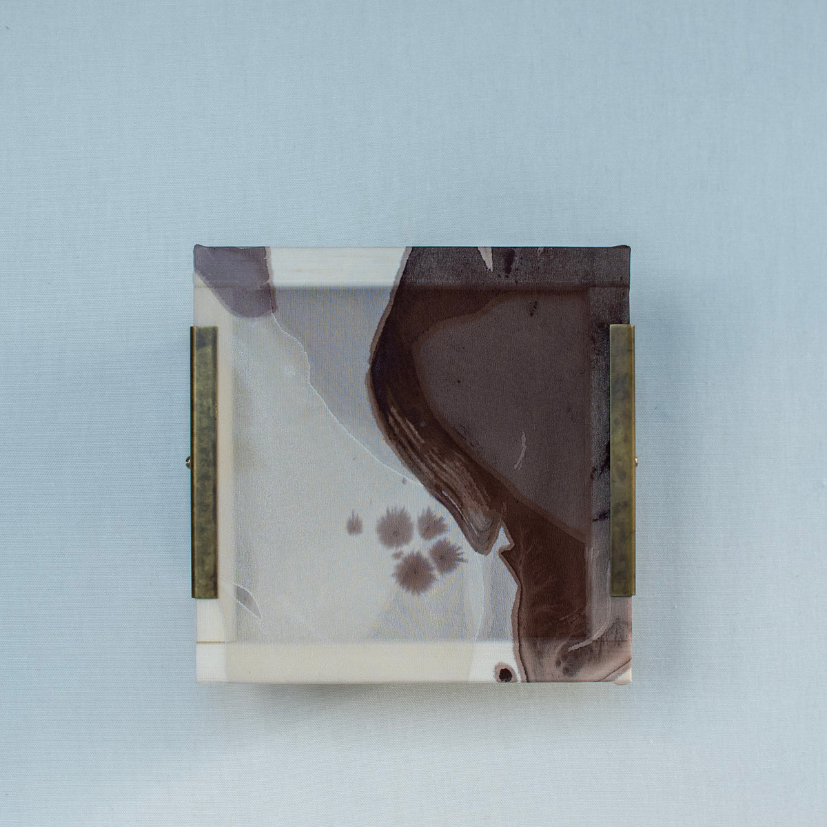 Hand-Painted Silk Instinct Sconce 11/12 — detail view