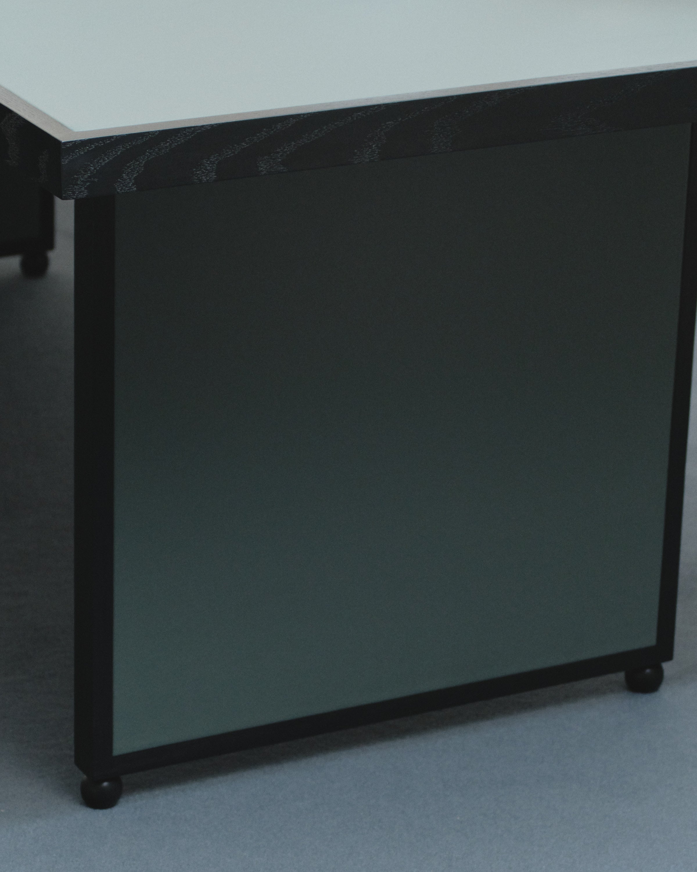 Large Table with Bond Leather — lifestyle setting