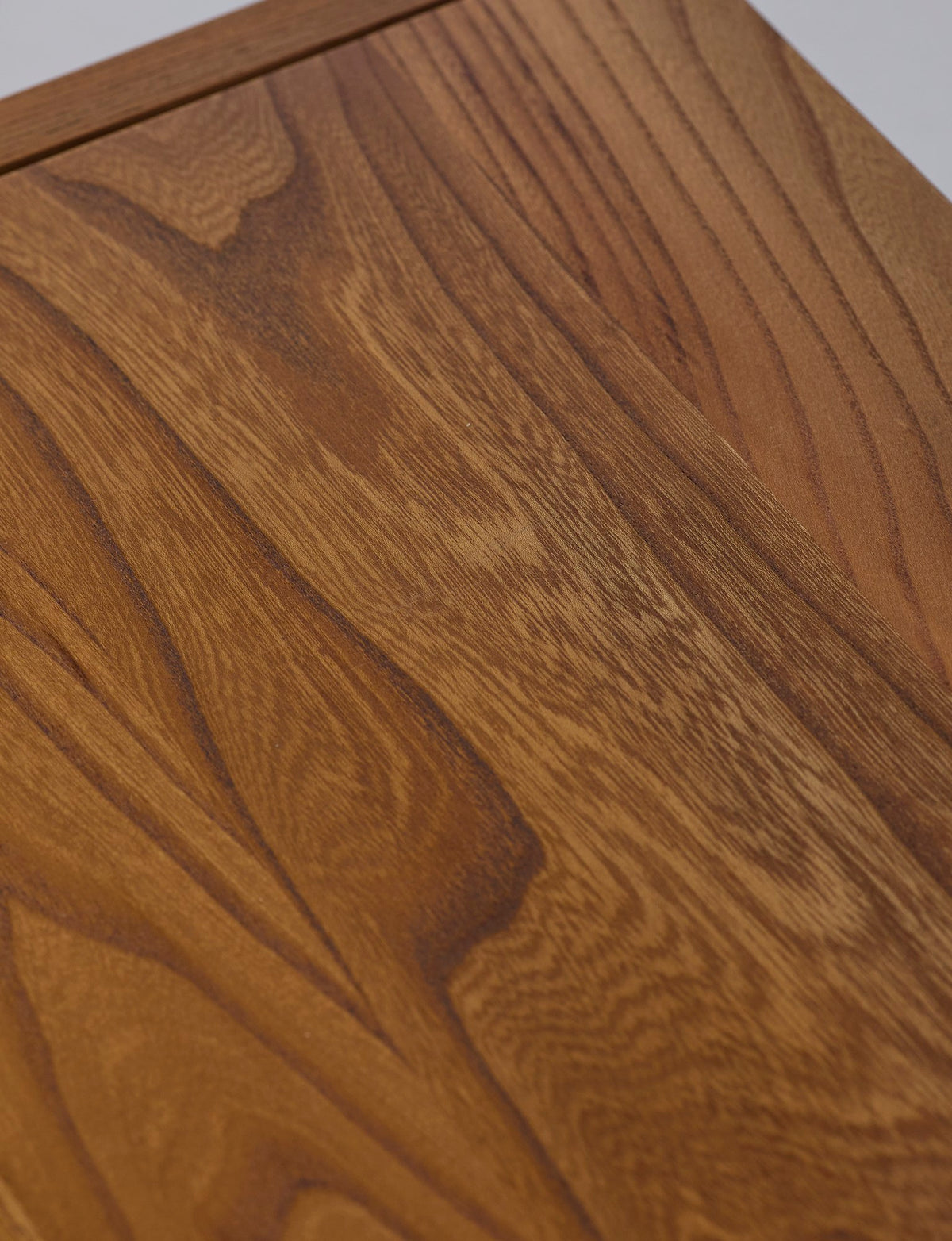 Regain Normandie one-drawer side table in solid elm — alternate view