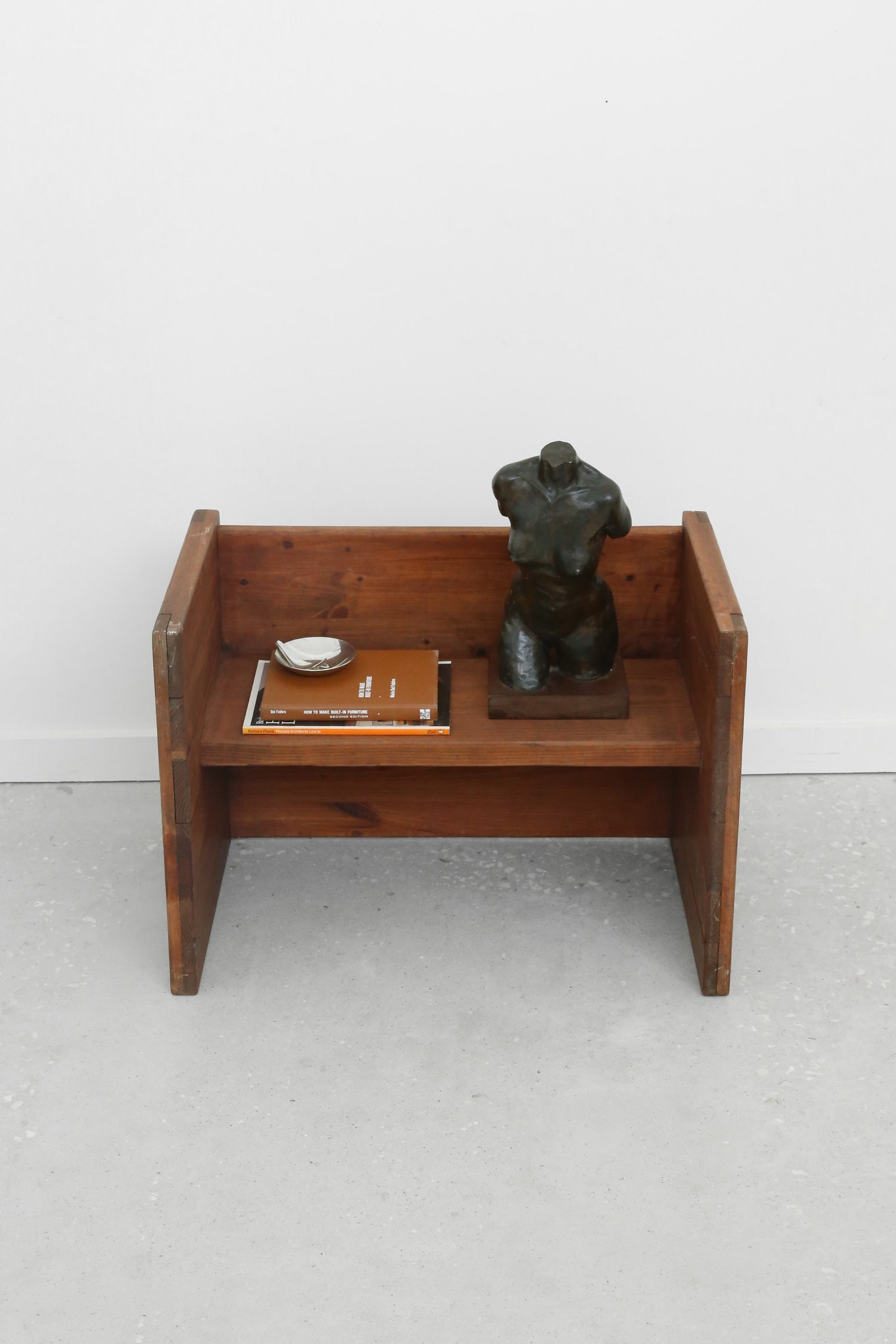 Primitive Pine Bench — additional view