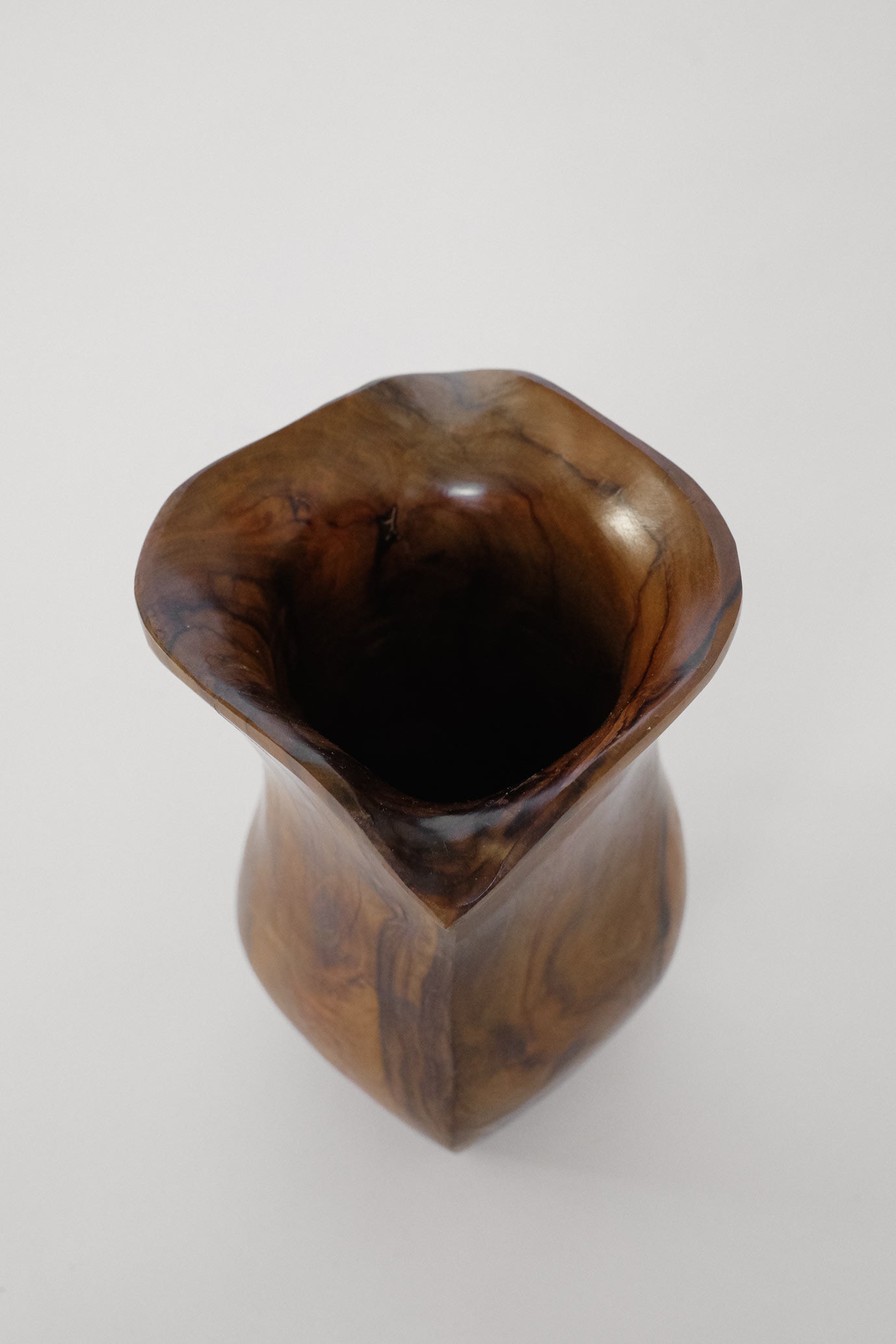 Handcrafted Vintage Wooden Pitchers — close-up