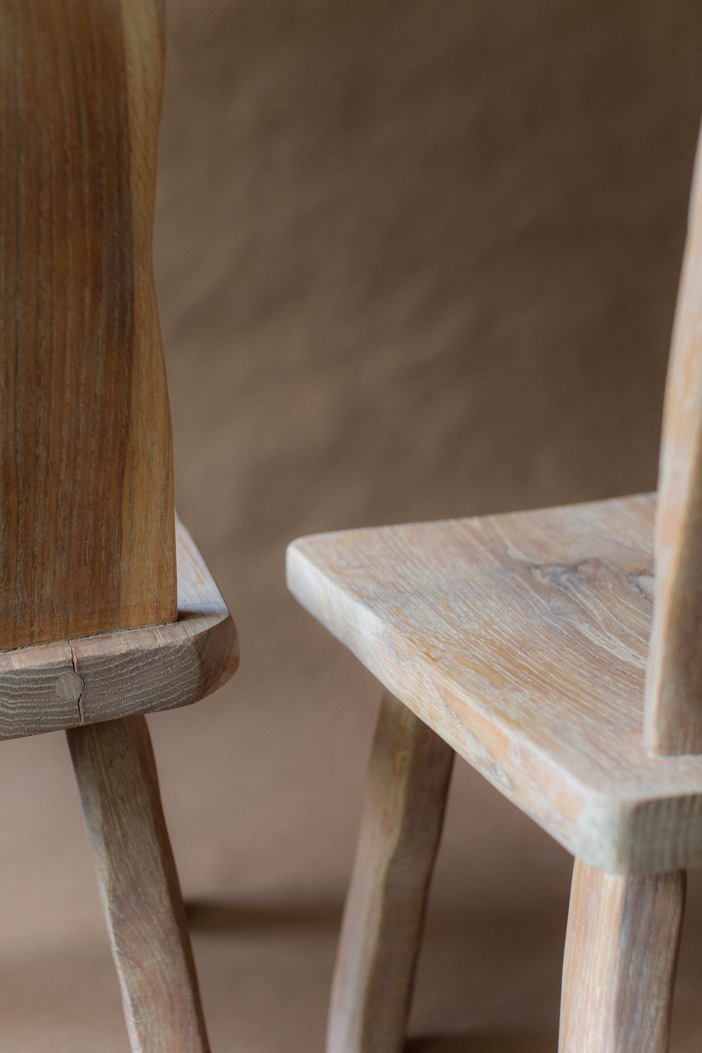 Set of Four Brutalist Chairs