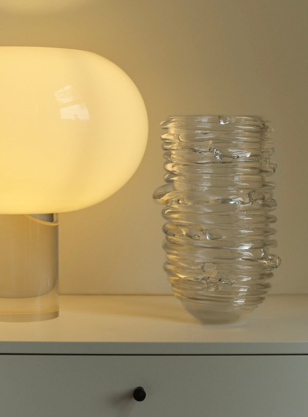 Handblown glass vase no4 — lifestyle setting