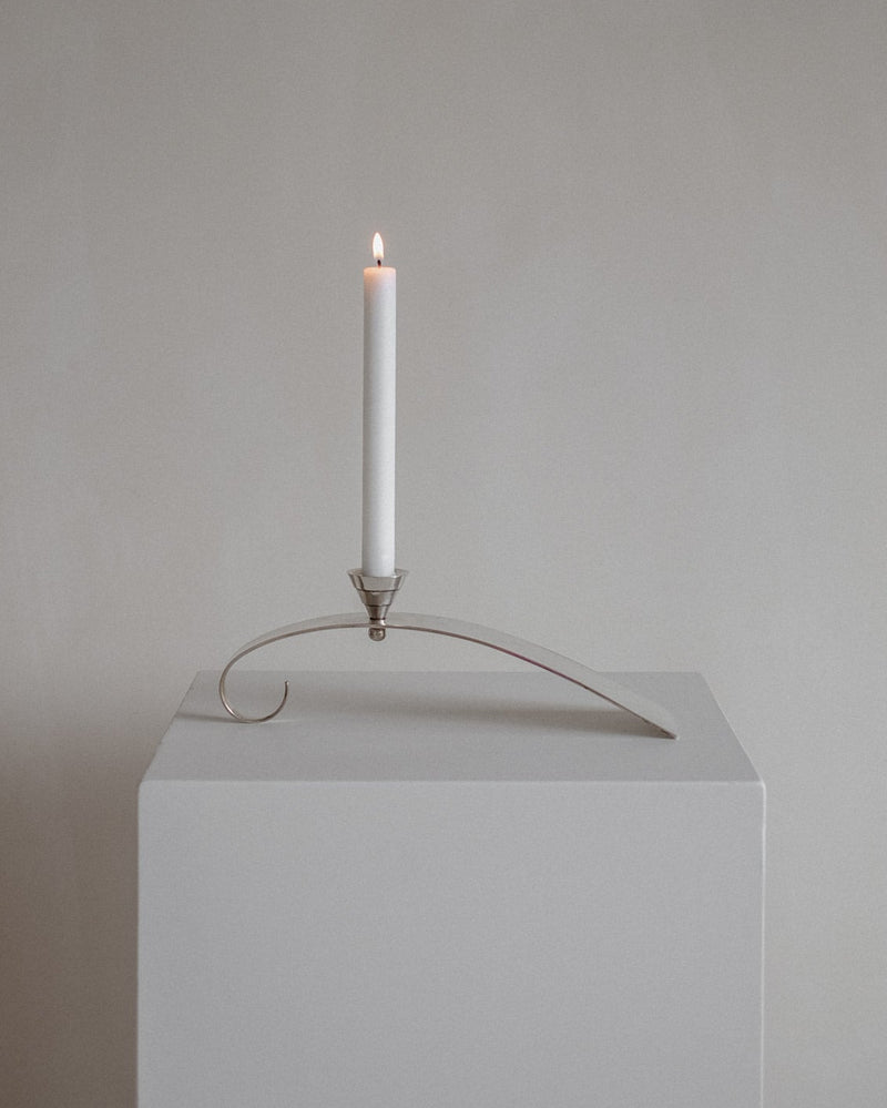 Silver Plated Candle Holder  by septembre studios | The Oblist