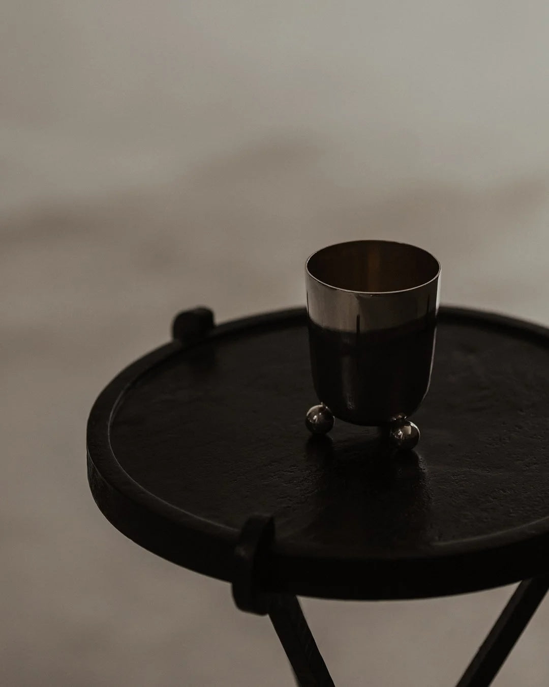 Wrought Iron Gueridon - Tripod