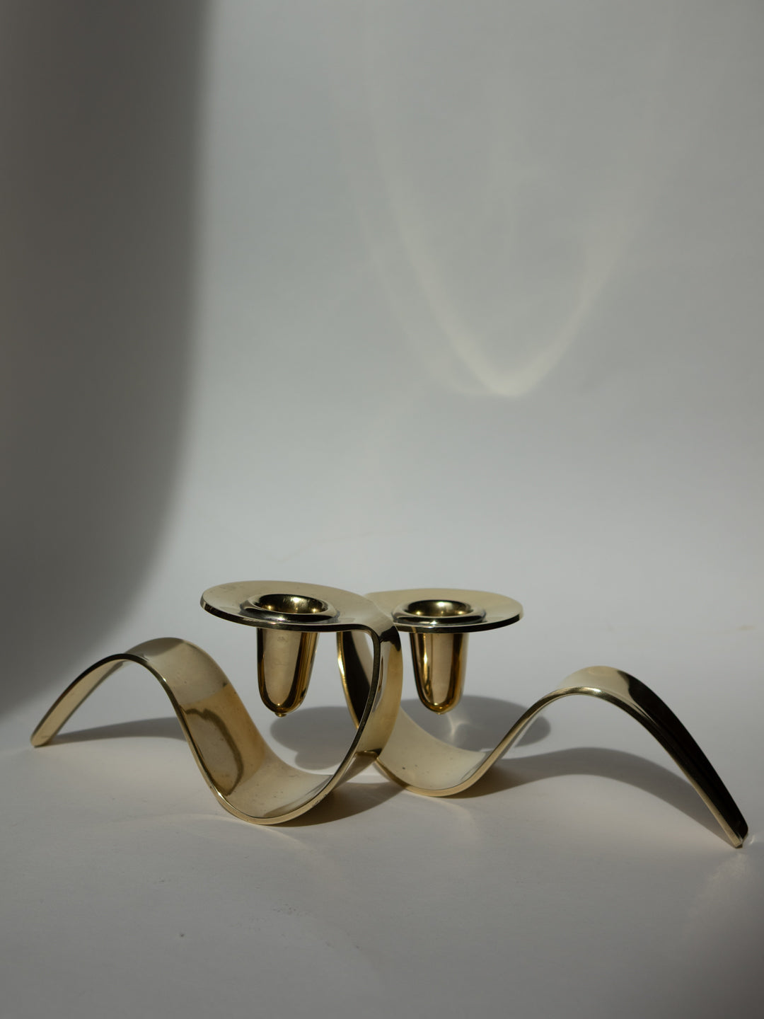 Rare Brass Candle Holders by Carl M. Cohr | The Oblist — vintage brass design