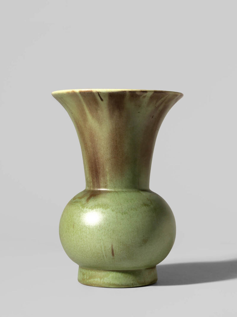 Art Deco Green Ceramic Vase by Vintage Stories | The Oblist