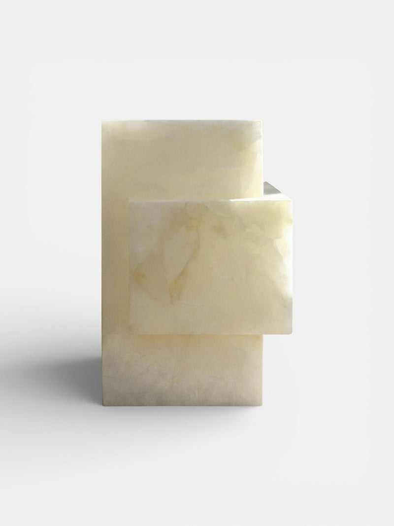 Ella White Onyx - Marble Coffee Table by Marbera | The Oblist