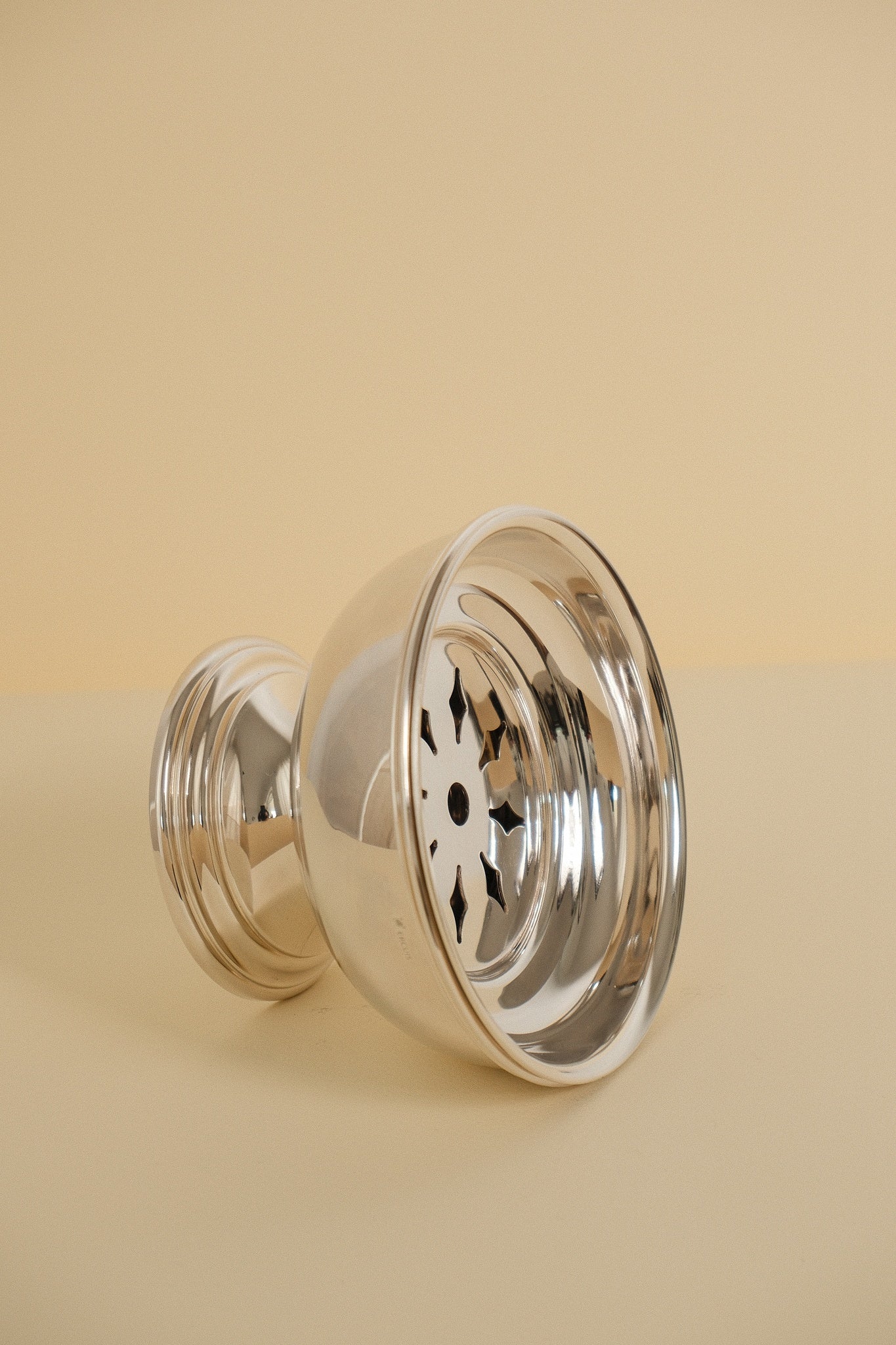 Silver-Plated Butter Press — lifestyle setting