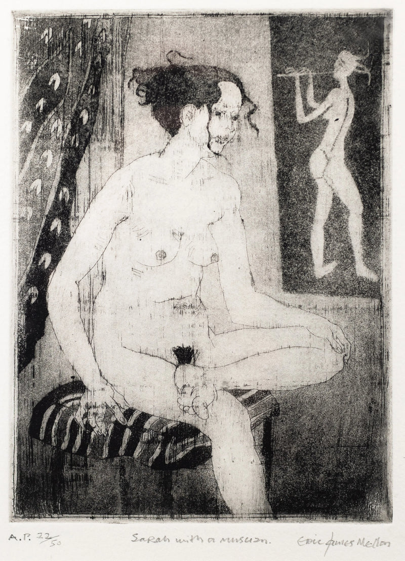 Limited Edition Lithograph 4 by Eric James Mellon (1925-2014) — detail view