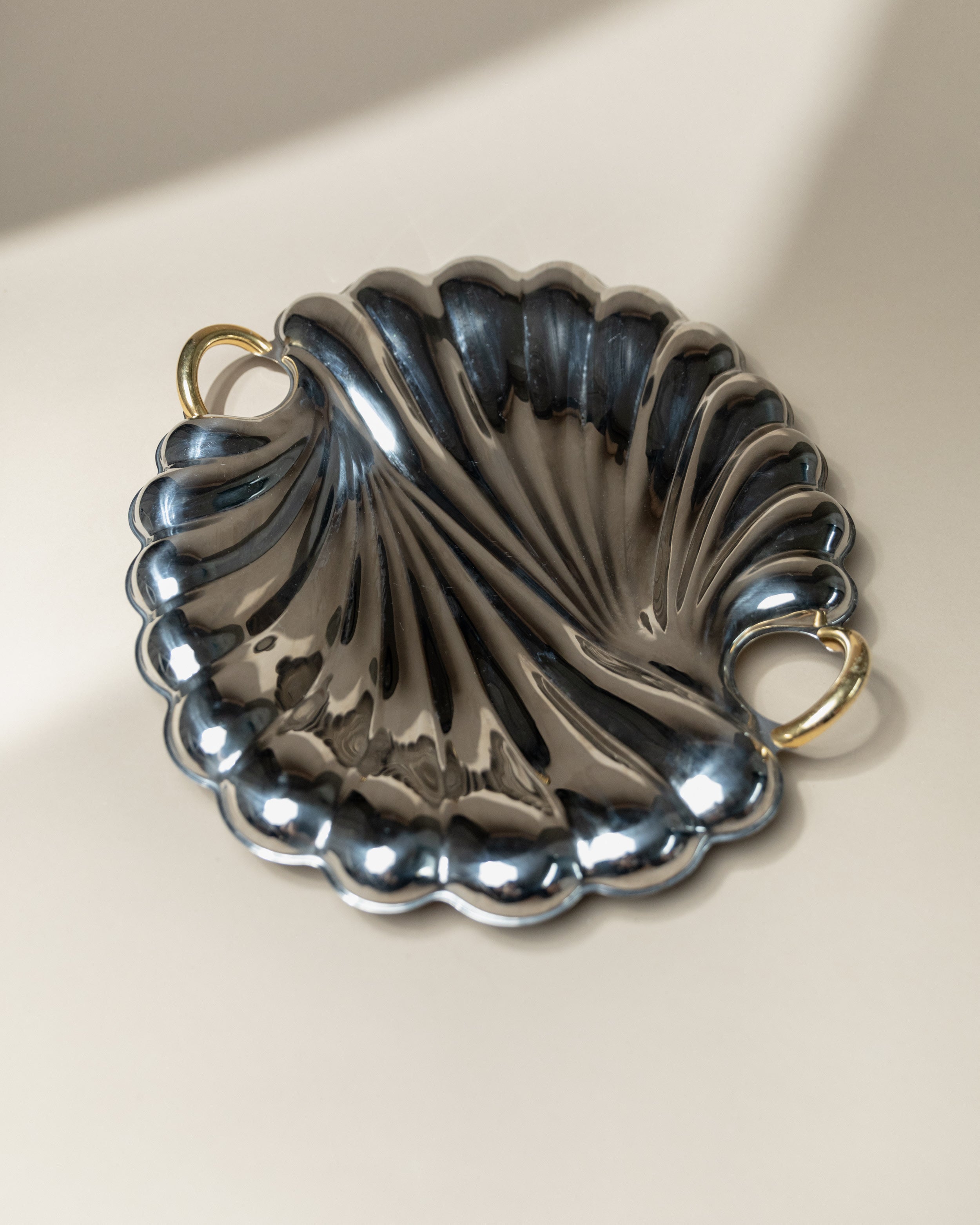 Stainless Steel Tray, Becchetti Design, 80s