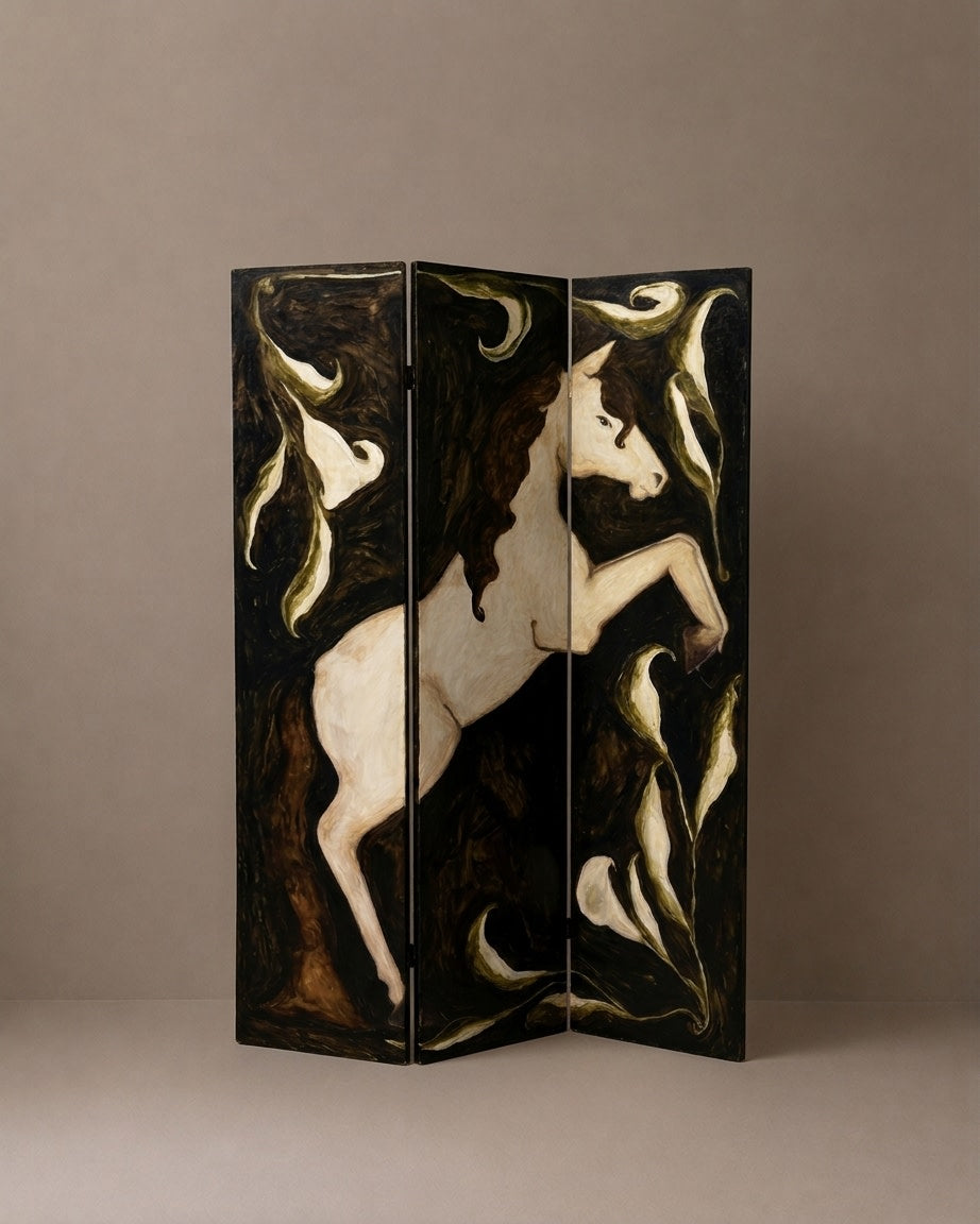Gait Original Artwork Canvas Room Divider by Anna Mörner | The Oblist