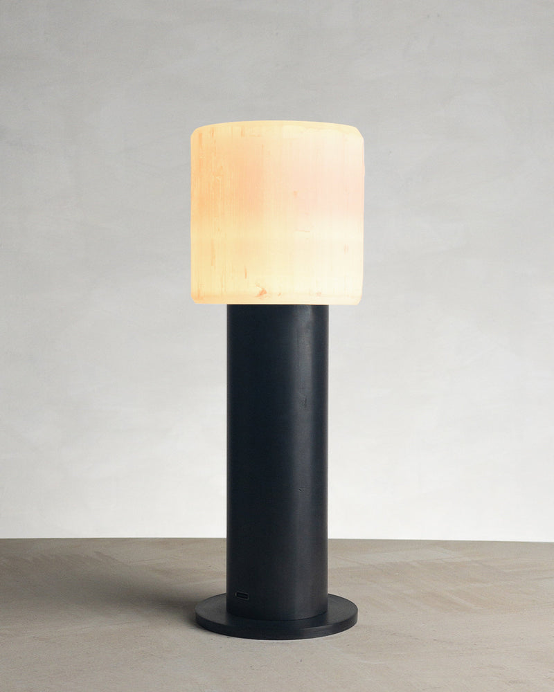 TORCH TABLE PORTABLE by KAIA | The Oblist — modern design, black base