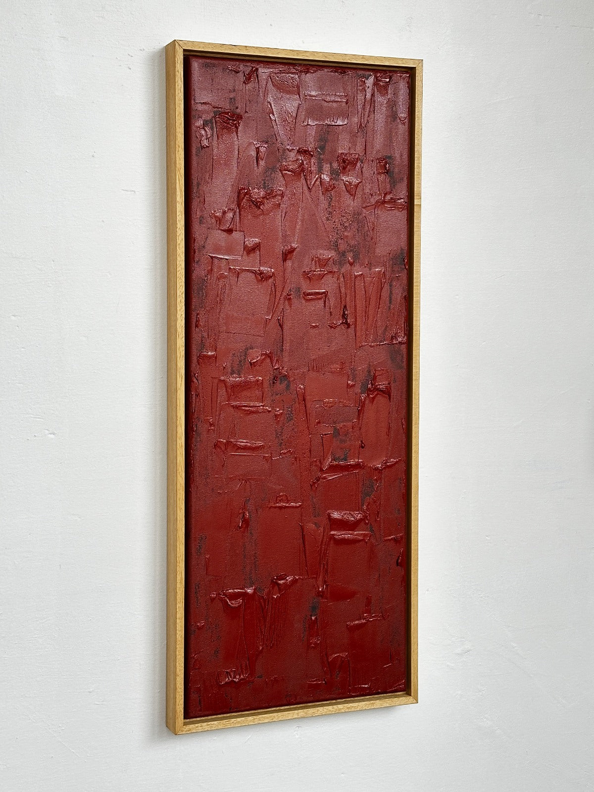 'Indian Red - Burnt Long' Painting — side angle