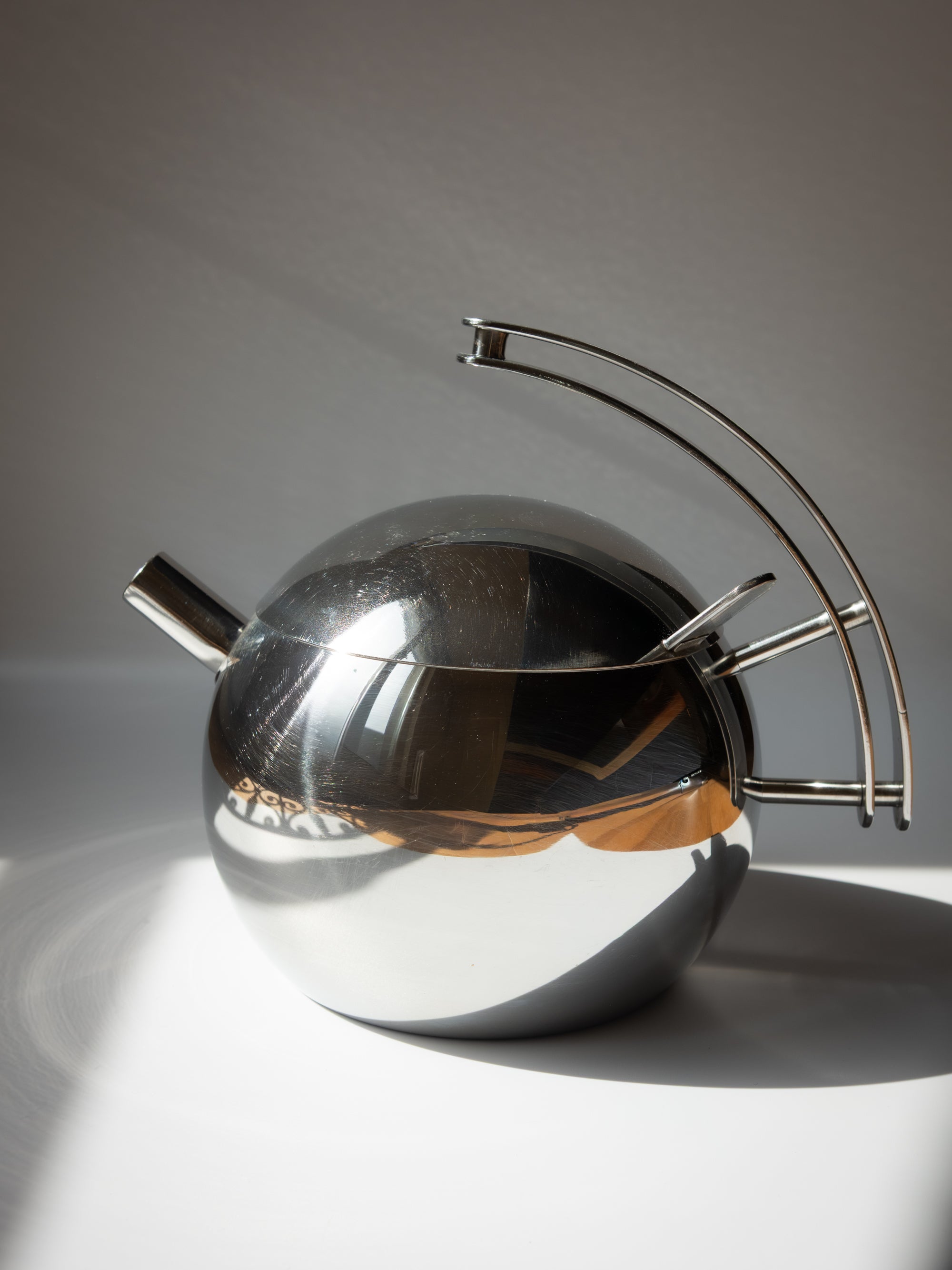 Stella Collection "Galaxy" Teapot by Marina Sgarbi - Italy, c. 1980s — side angle