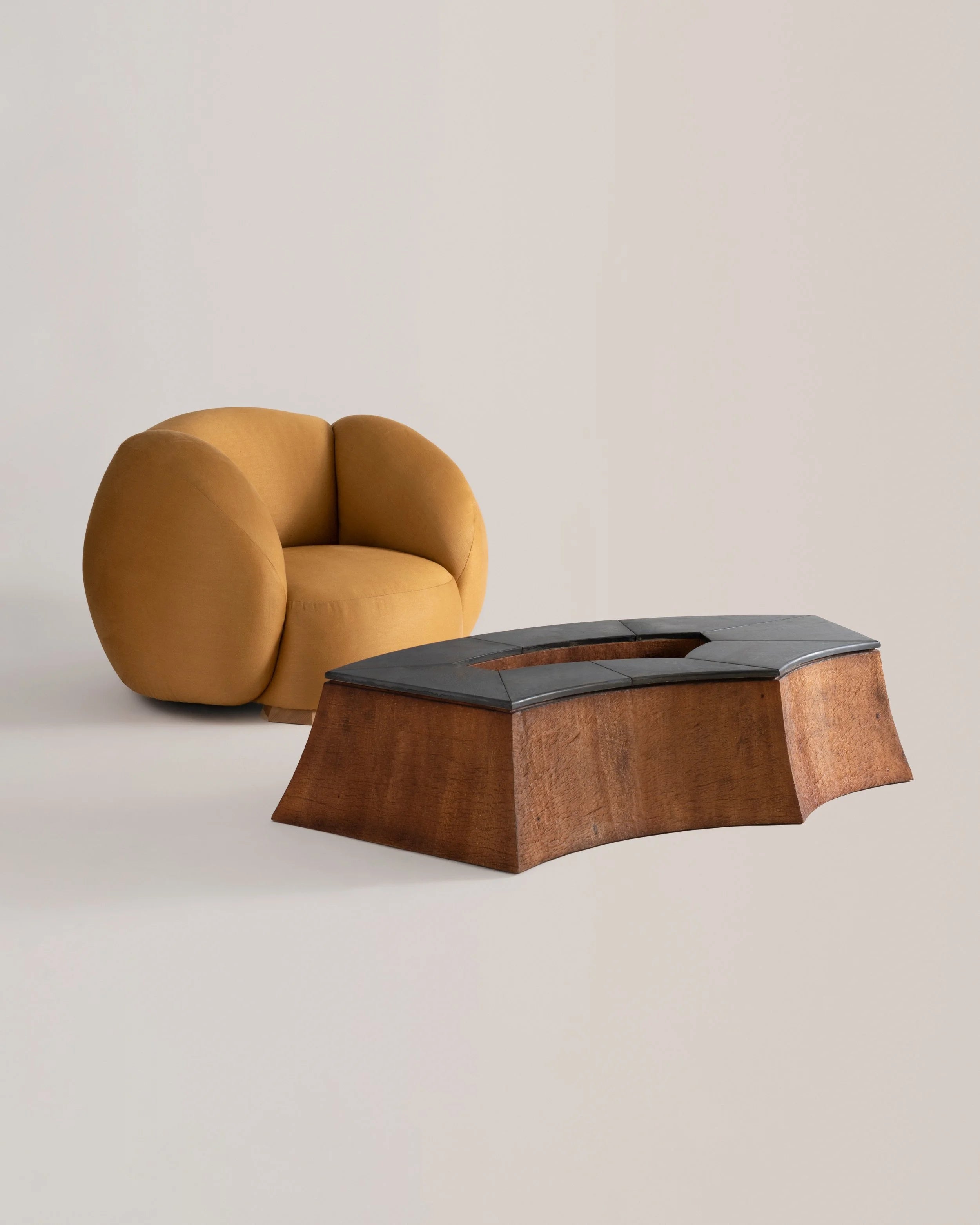 Iris Coffee Table — detail view