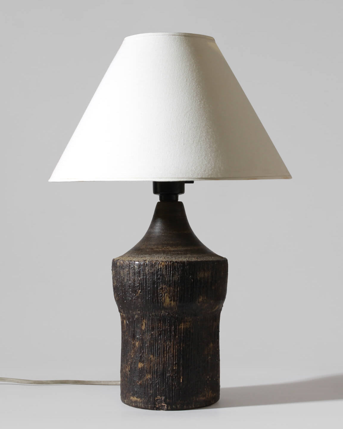 Textured Ceramic Table Lamp by Vintage Stories | The Oblist