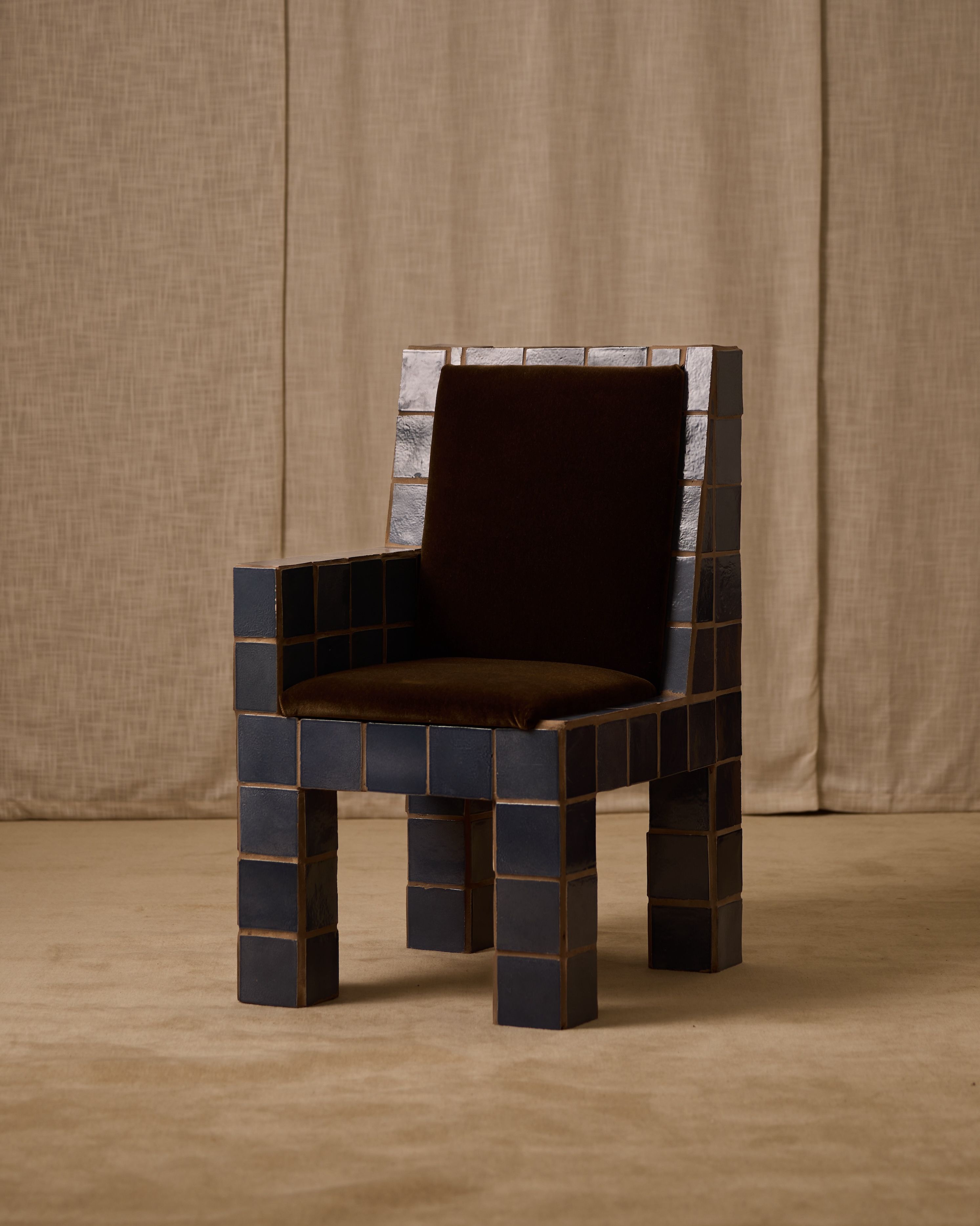 'Jura' Tiled Accent Chair