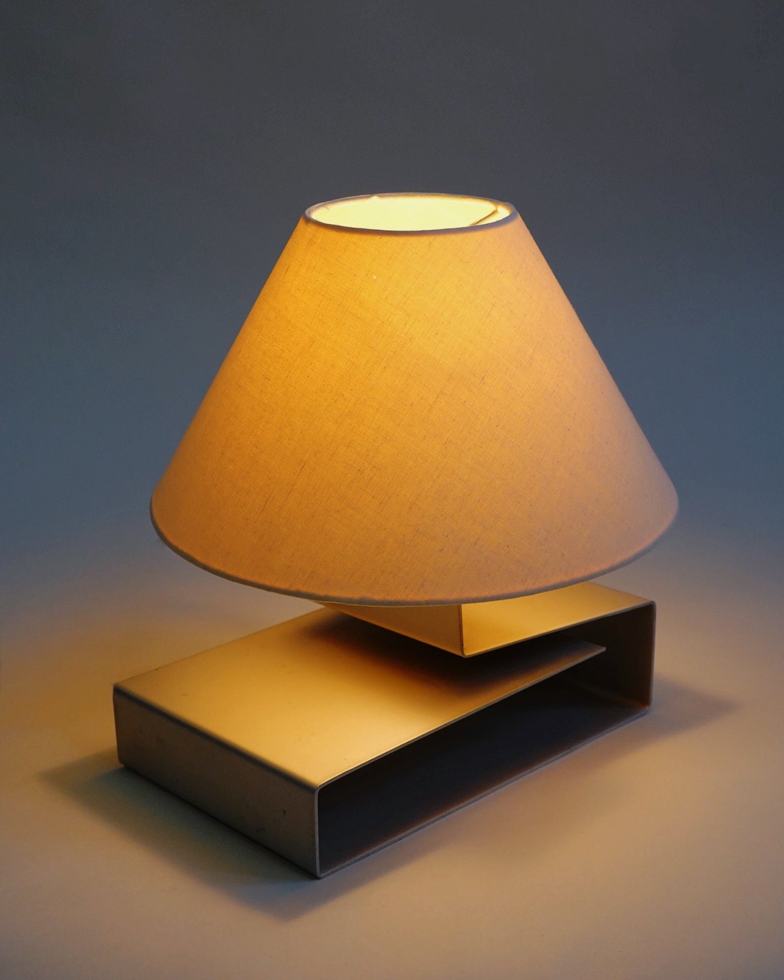 Modernist Bedside Lamp c.1970 — lifestyle setting