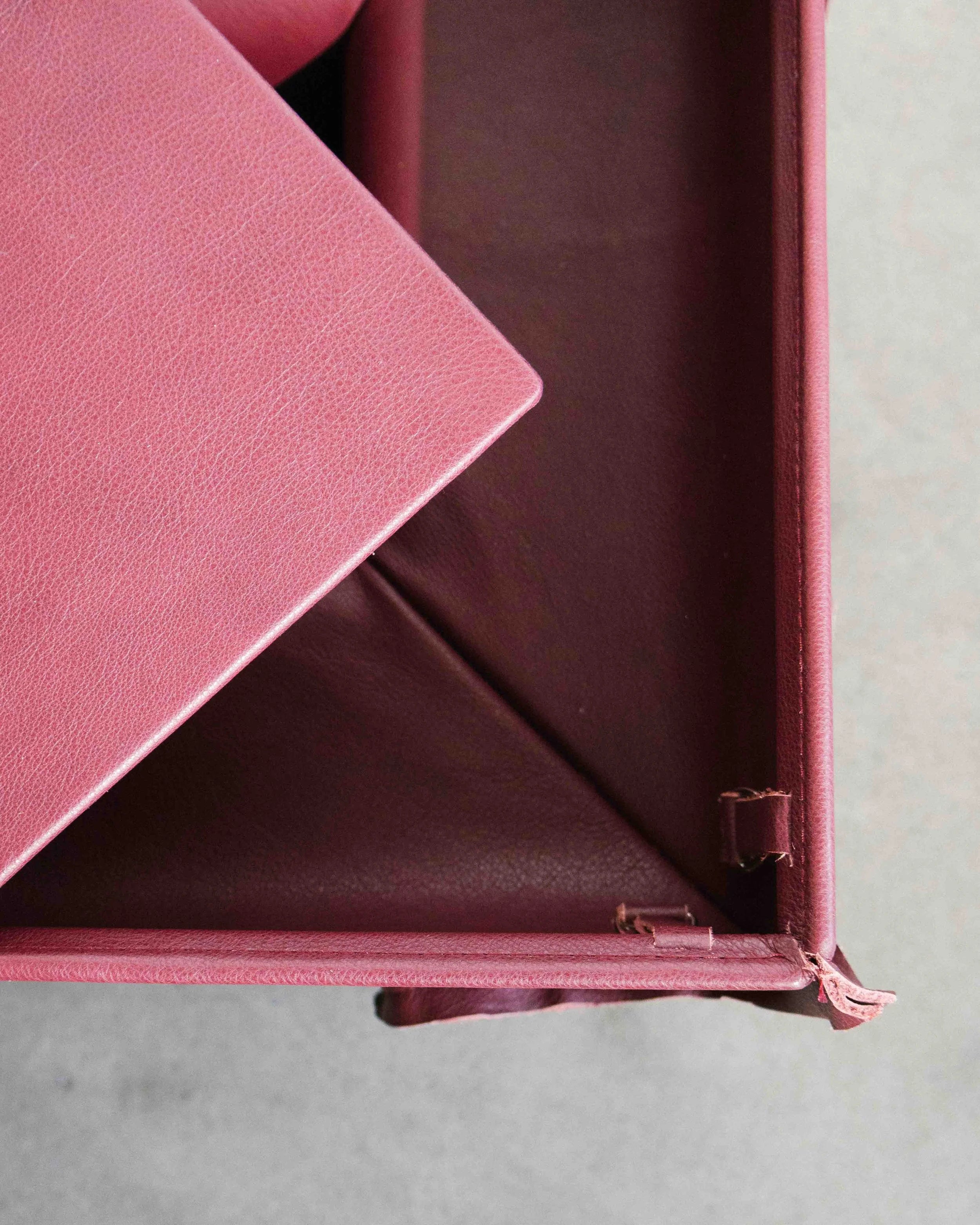FINN Leather Side Table by Séjour Studio — alternate view