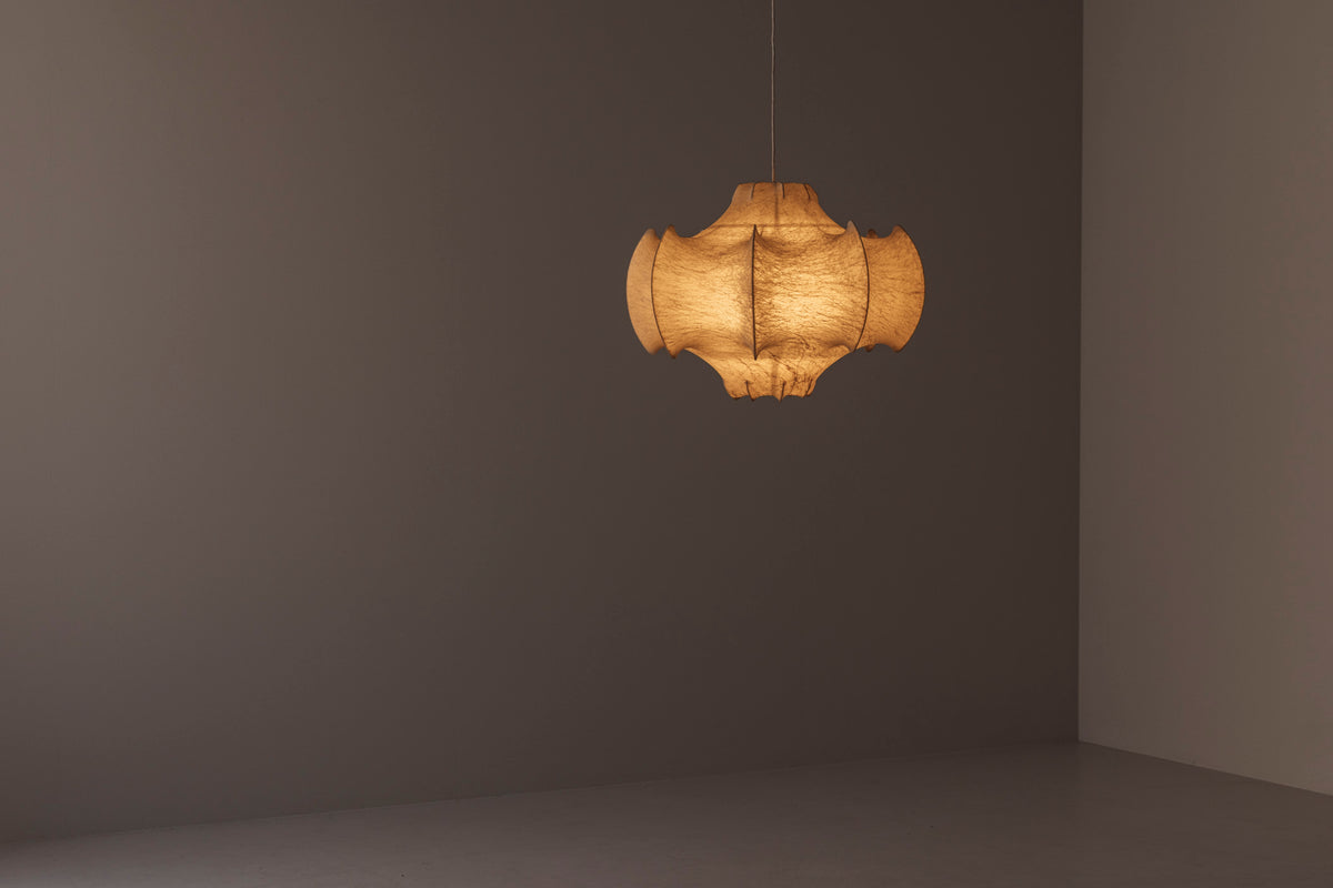 Early Viscontea lamp by Achille and Pier Giacomo Castiglioni for flos, 1960s — side angle