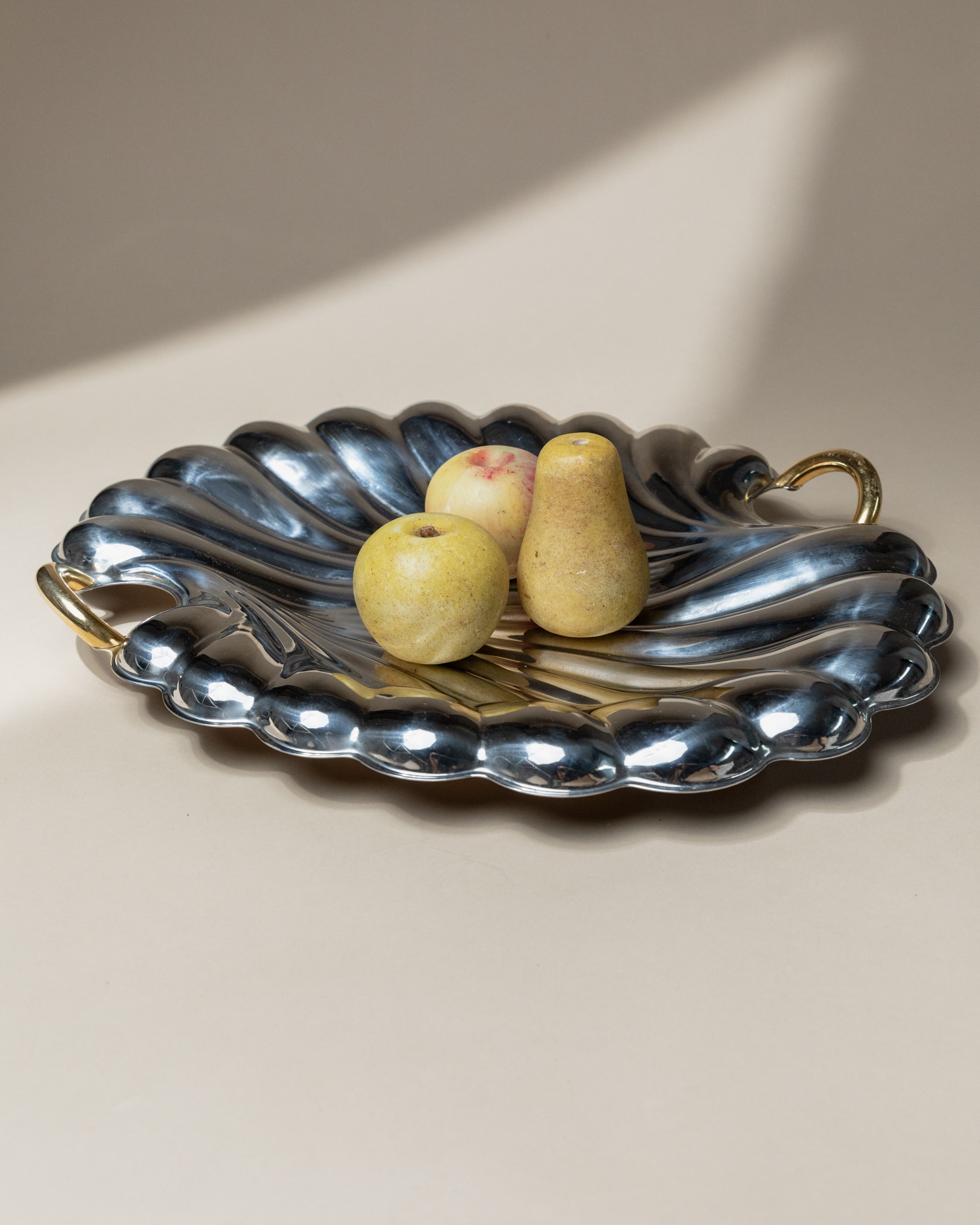 Stainless Steel Tray, Becchetti Design, 80s