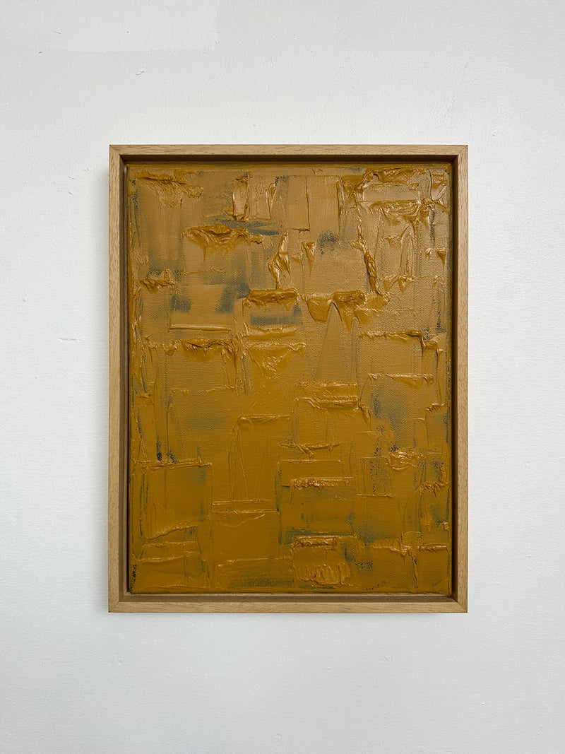 'Ochre Yellow - Burnt' Painting by Roi Elmaliah | The Oblist