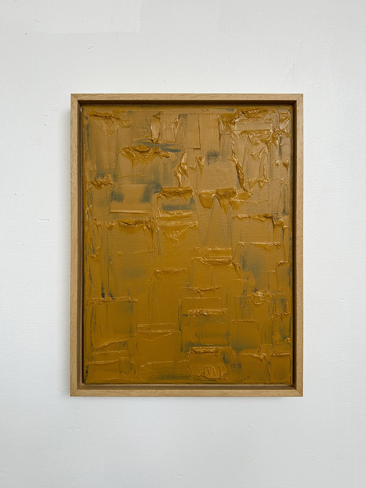 'Ochre Yellow - Burnt' Painting by Roi Elmaliah | The Oblist