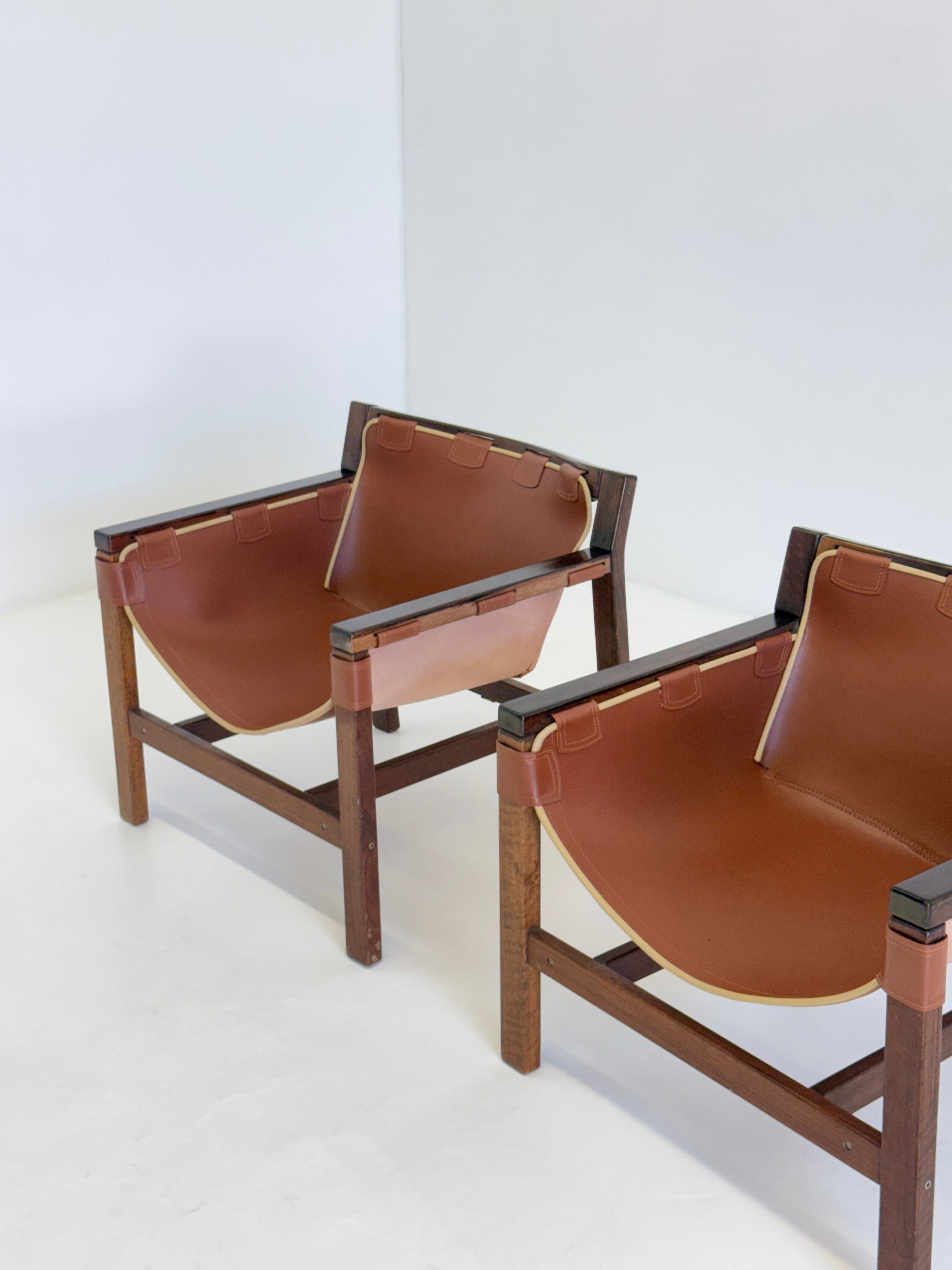 Safari Lounge Chairs by Carlo Hauner for Forma — alternate view