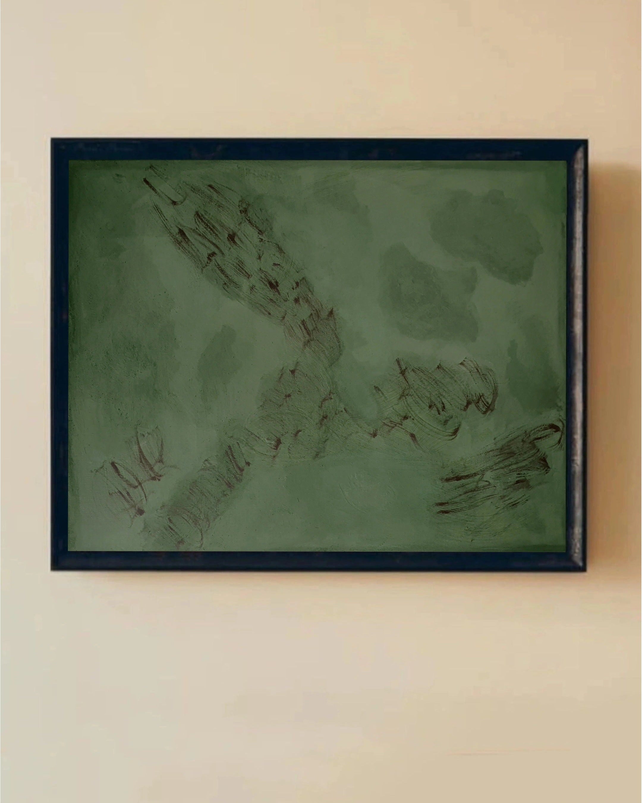 'Copenhague velvet' painting — detail view