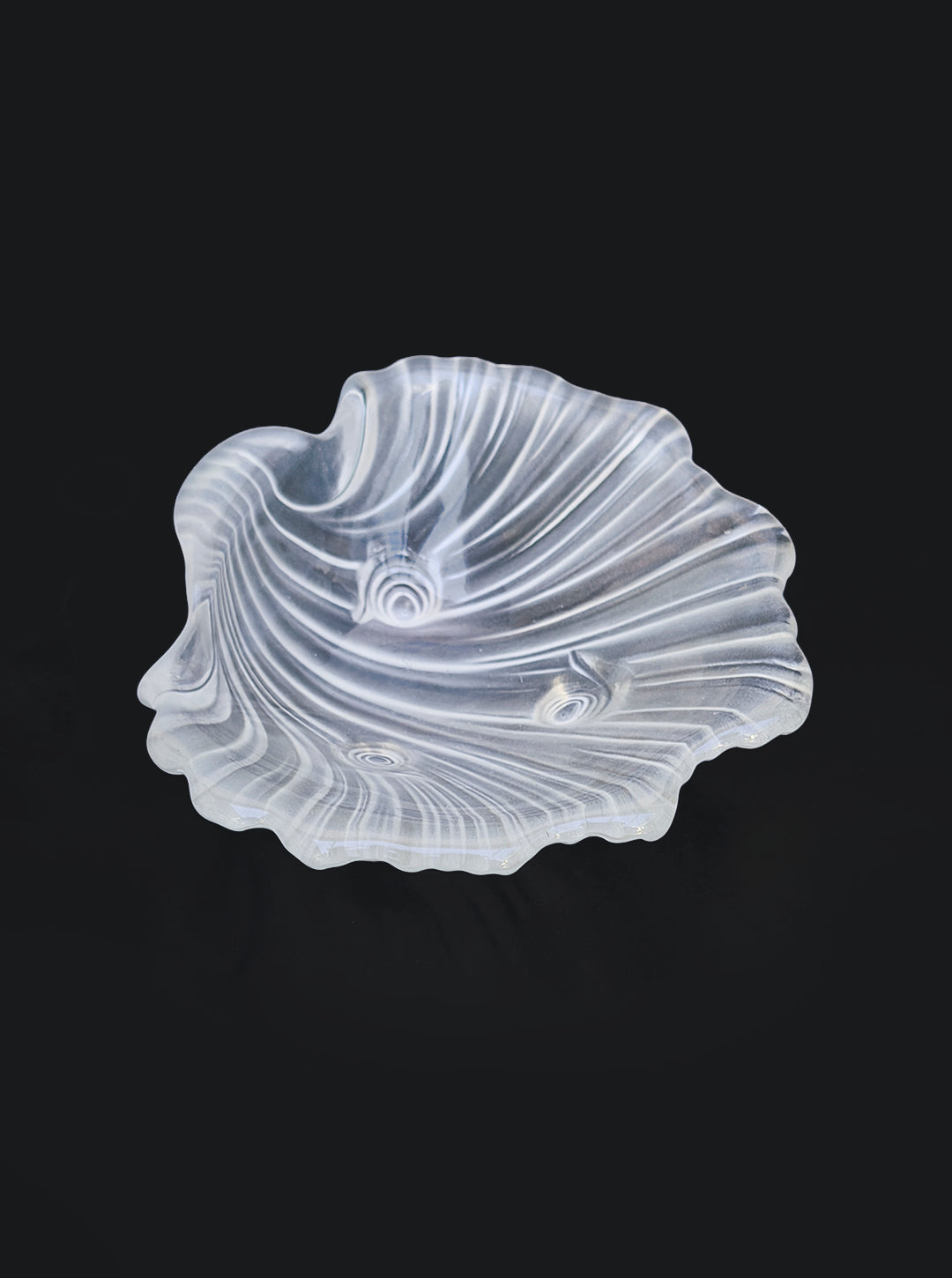 Shell Glass Box Vide Poche — side angle