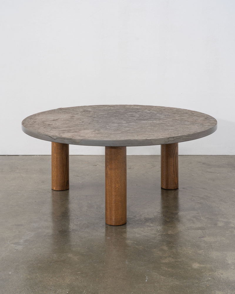 Brutalist Slate Coffee Table, c.1970 by Tom Bogle | The Oblist