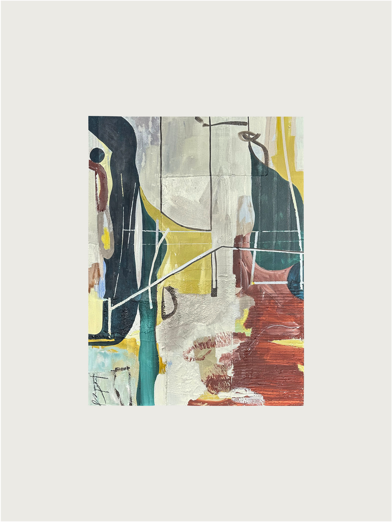 Arrecife' Painting by Paula Piquet | The Oblist — contemporary abstract art, vibrant colors
