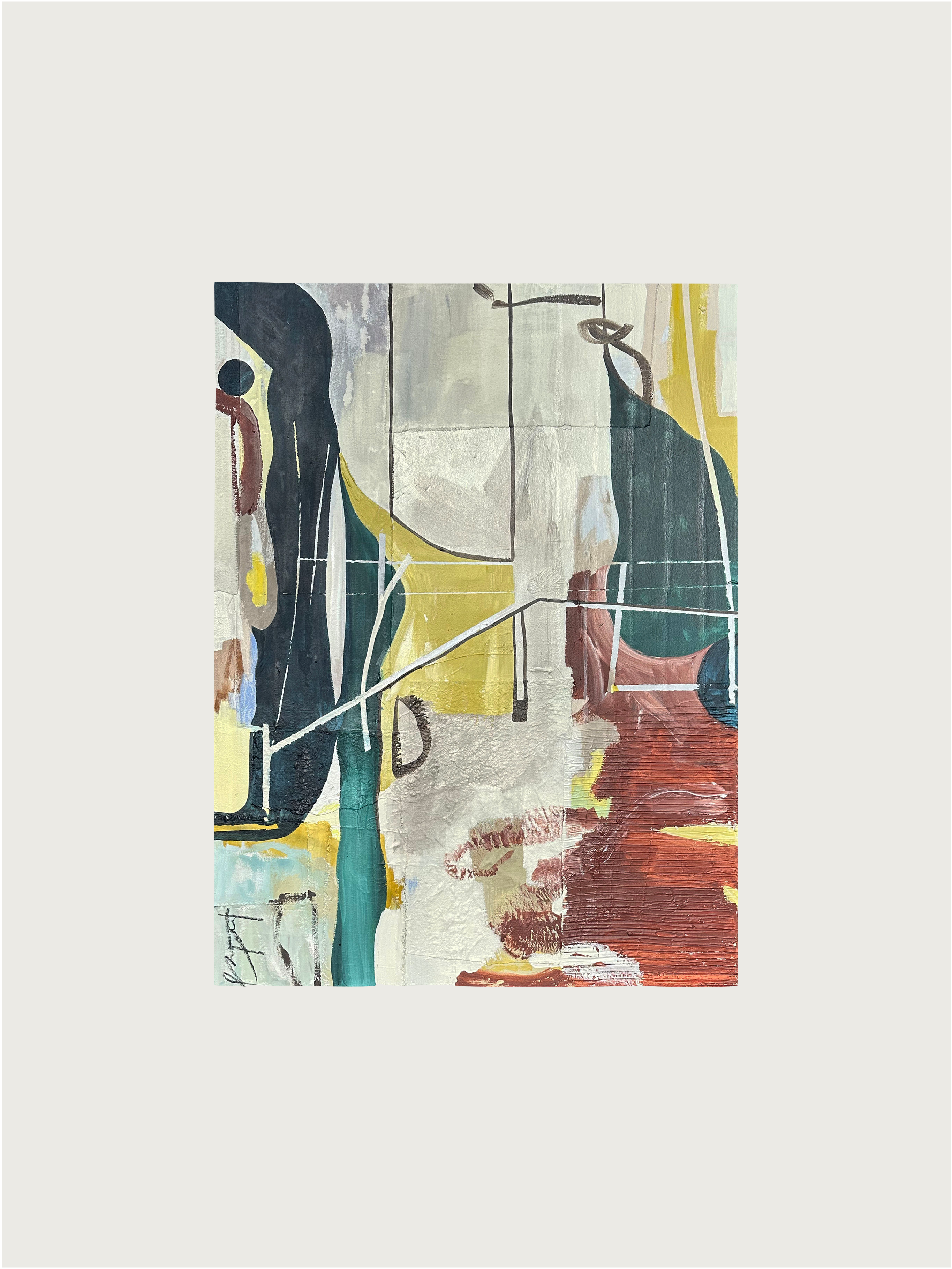 Arrecife' Painting by Paula Piquet | The Oblist — contemporary abstract art, vibrant colors