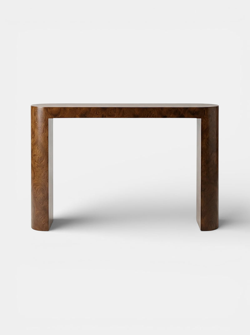 Luna Console Burl Wood by Marbera | The Oblist — handcrafted burl wood design