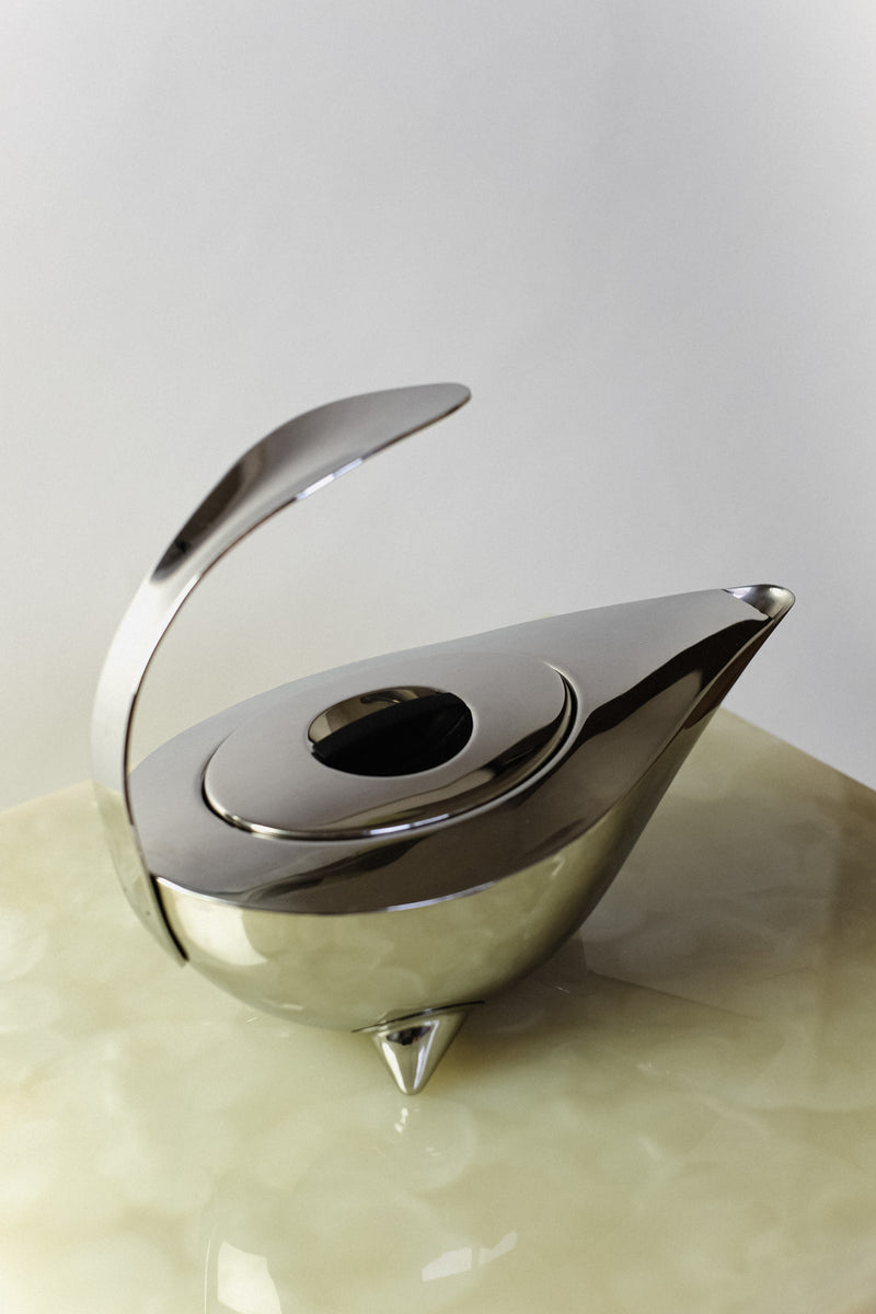 Post Modern 1980s 'Naoko' Teapot by septembre studios | The Oblist — polished metal design