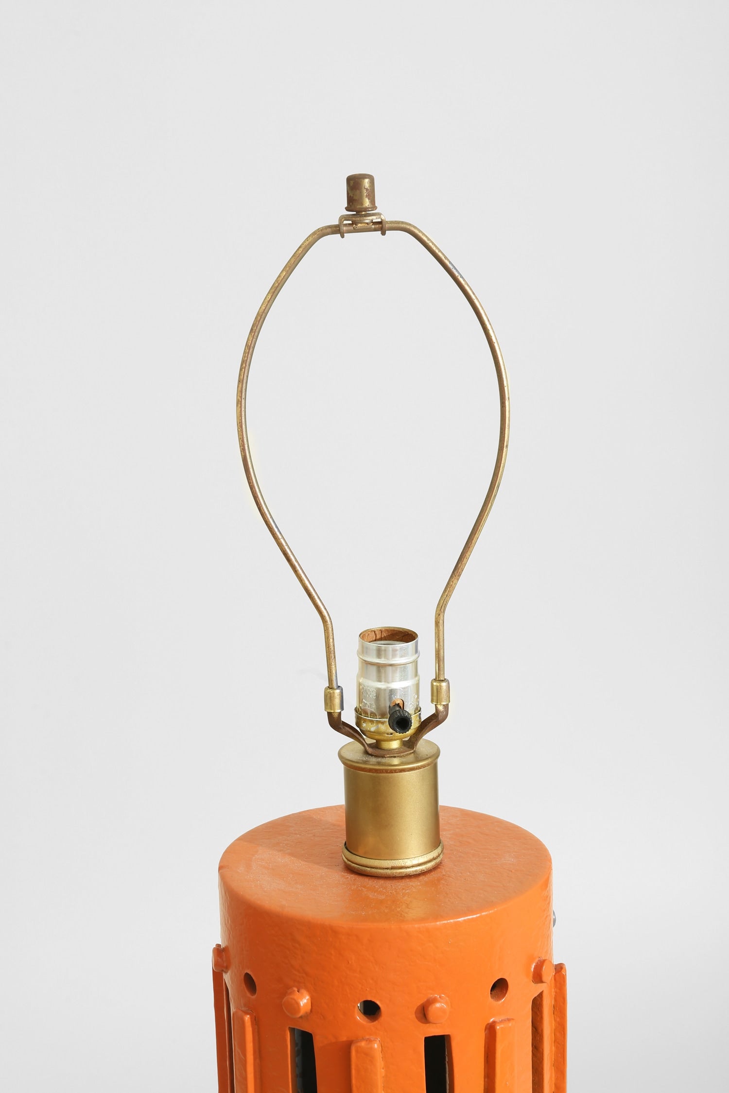 Brutalist Table Lamp — side angle