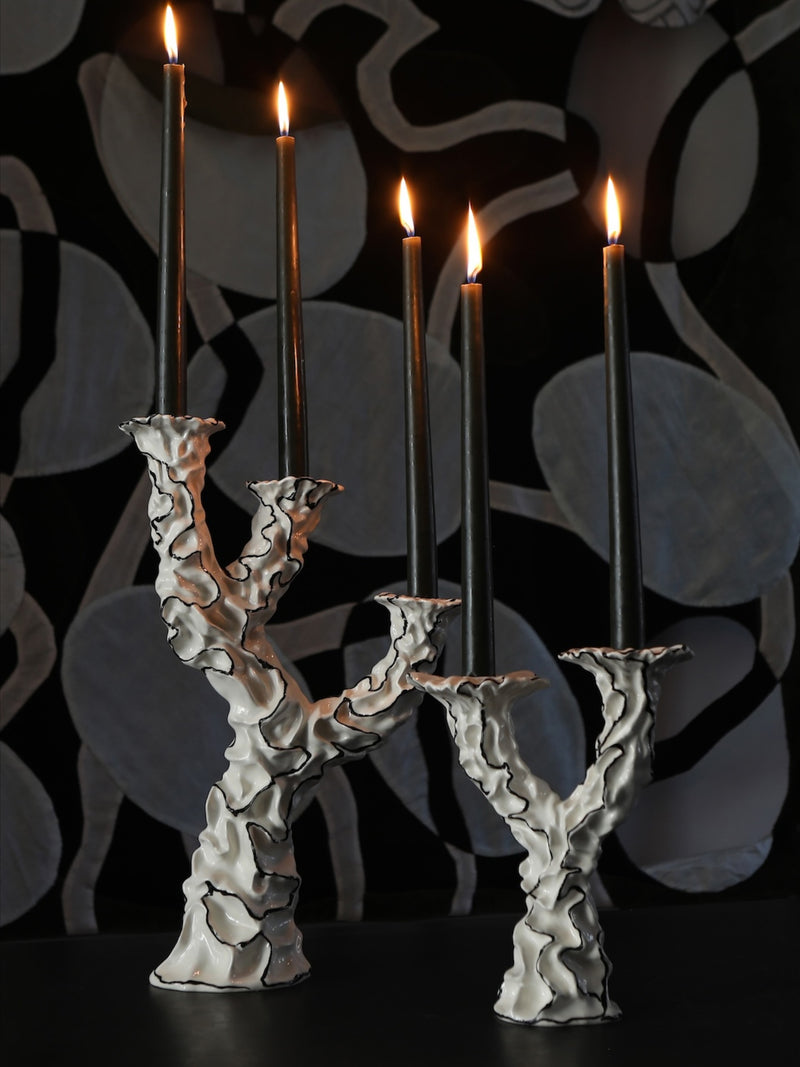 Two Wishes Hand Made Ceramic Candle Holders by House of Quentin Jones | The Oblist